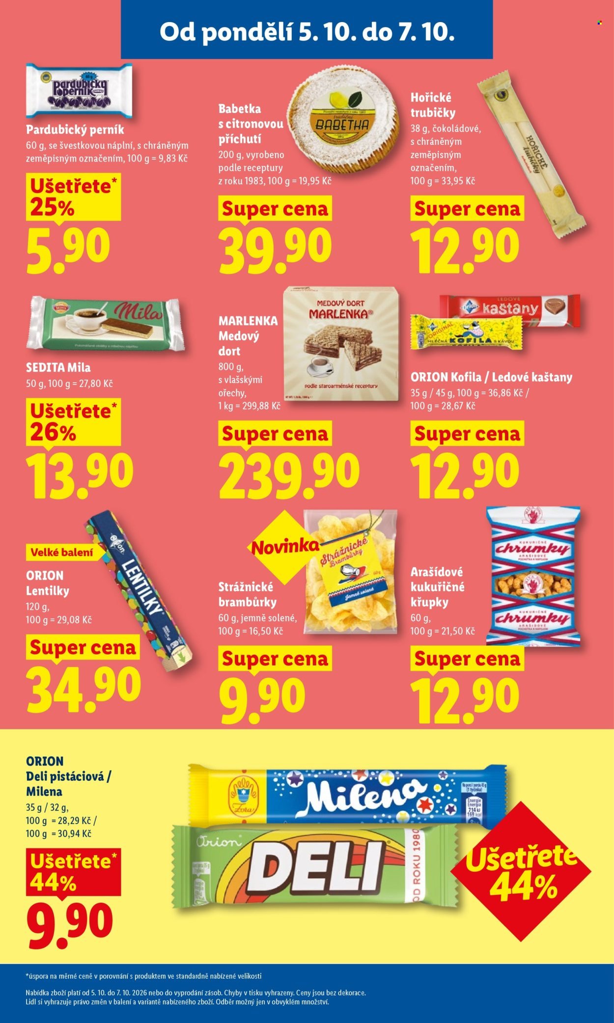 LIDL leták - Od pondělí 5.10.2026