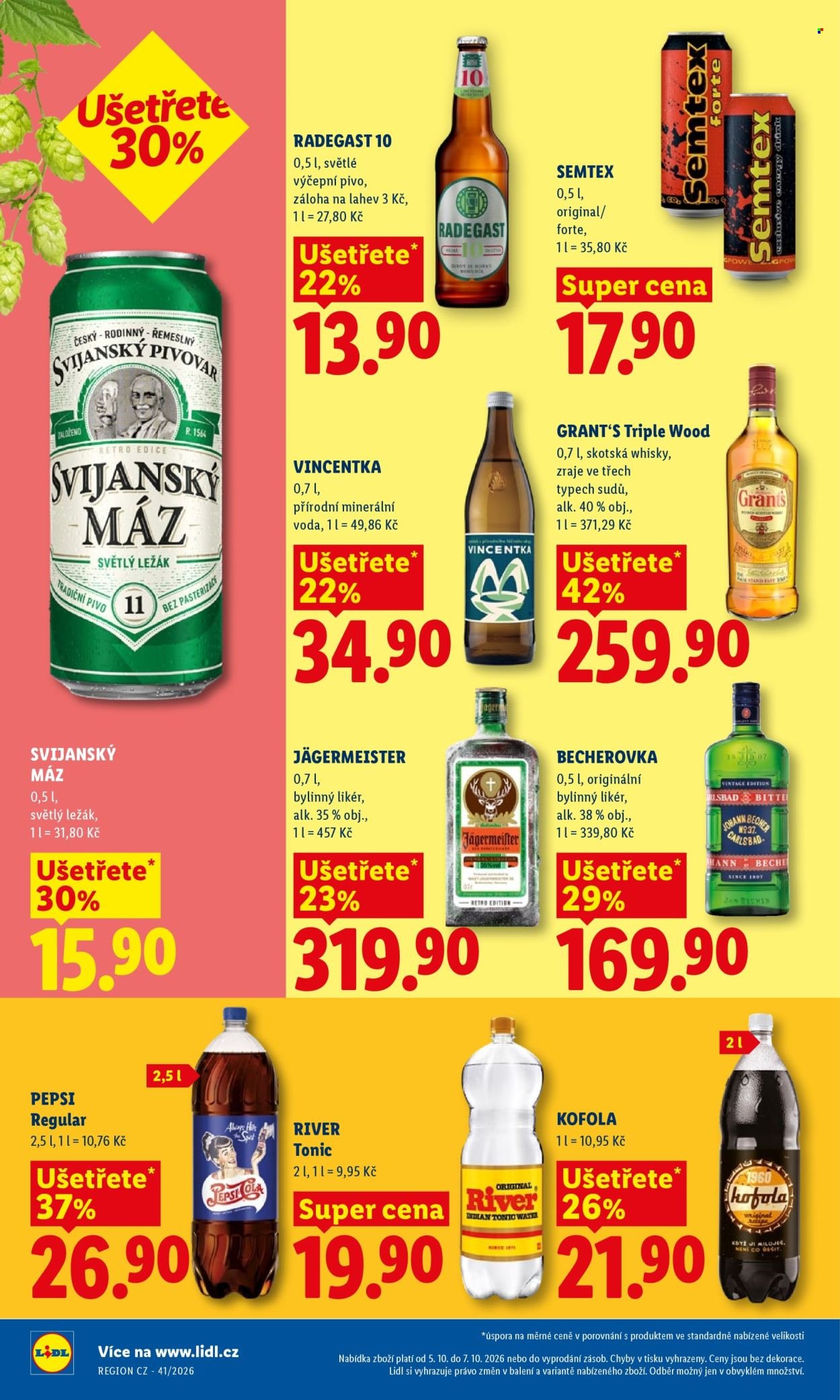 LIDL leták - Od pondělí 5.10.2026