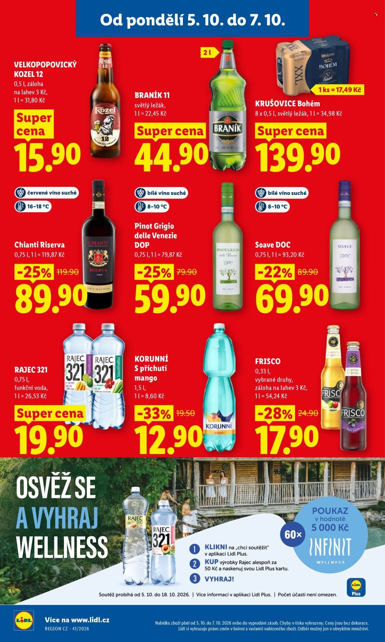 LIDL leták - Od pondělí 5.10.2026
