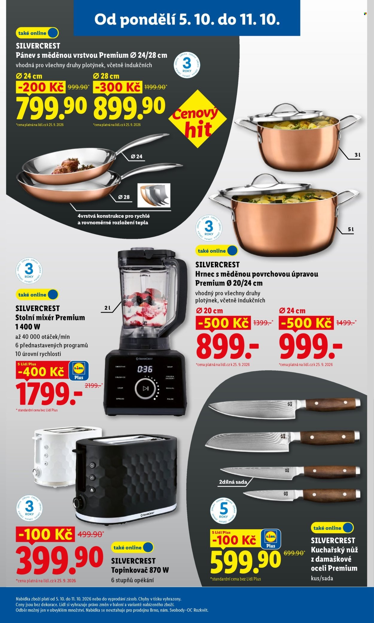 LIDL leták - Od pondělí 5.10.2026