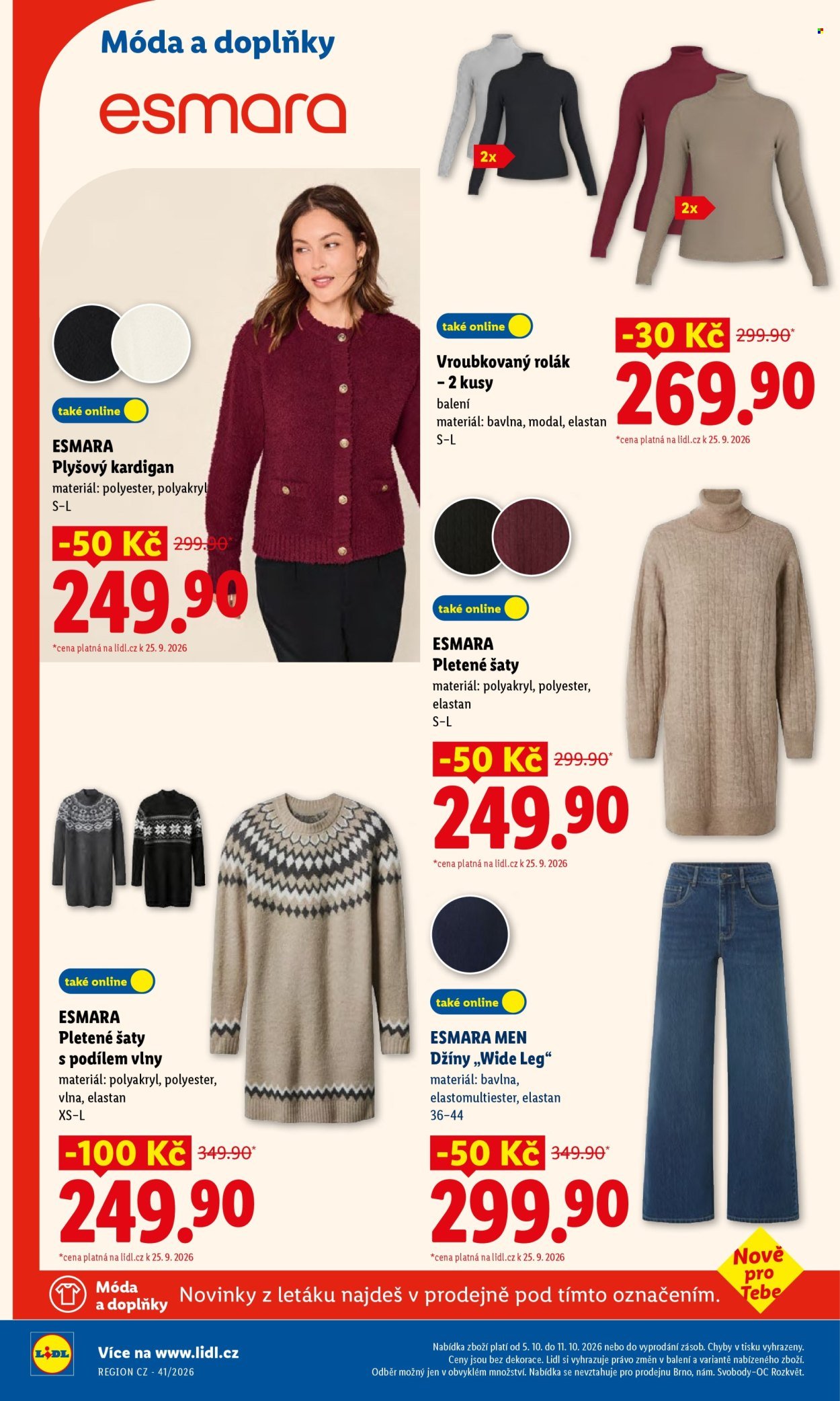 LIDL leták - Od pondělí 5.10.2026