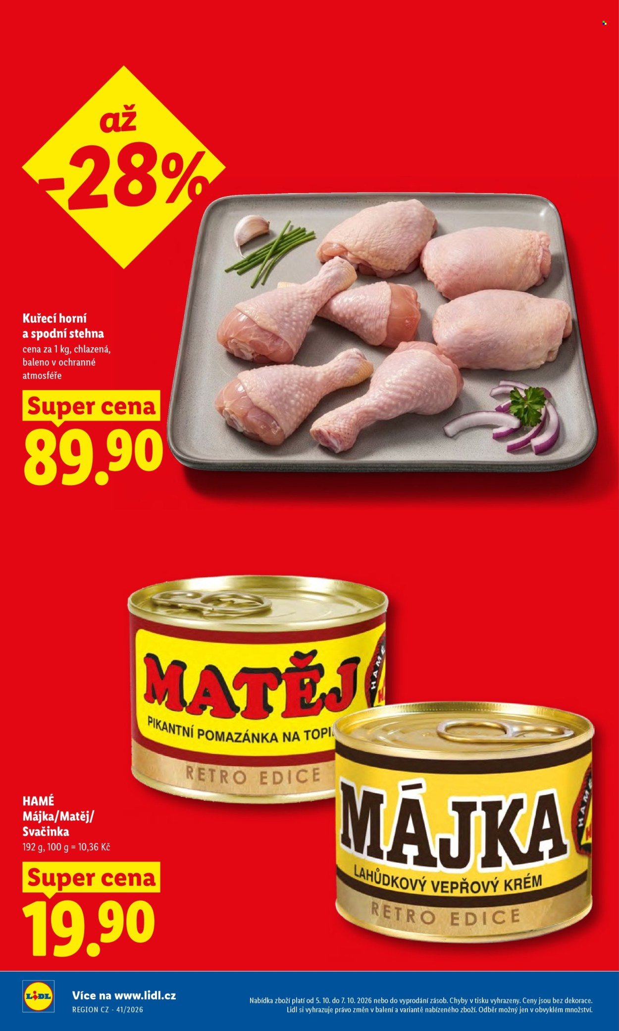 LIDL leták - Od pondělí 5.10.2026