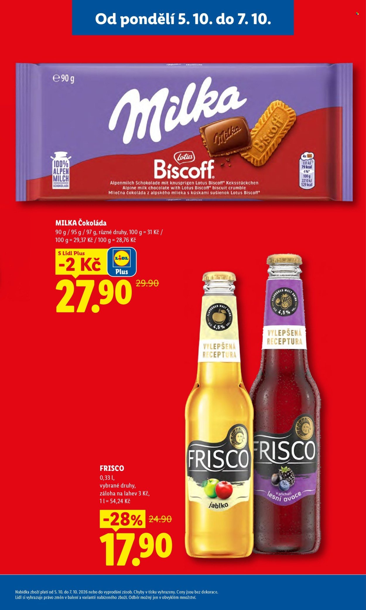 LIDL leták - Od pondělí 5.10.2026
