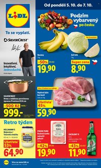 LIDL leták - Od pondělí 5.10.2026