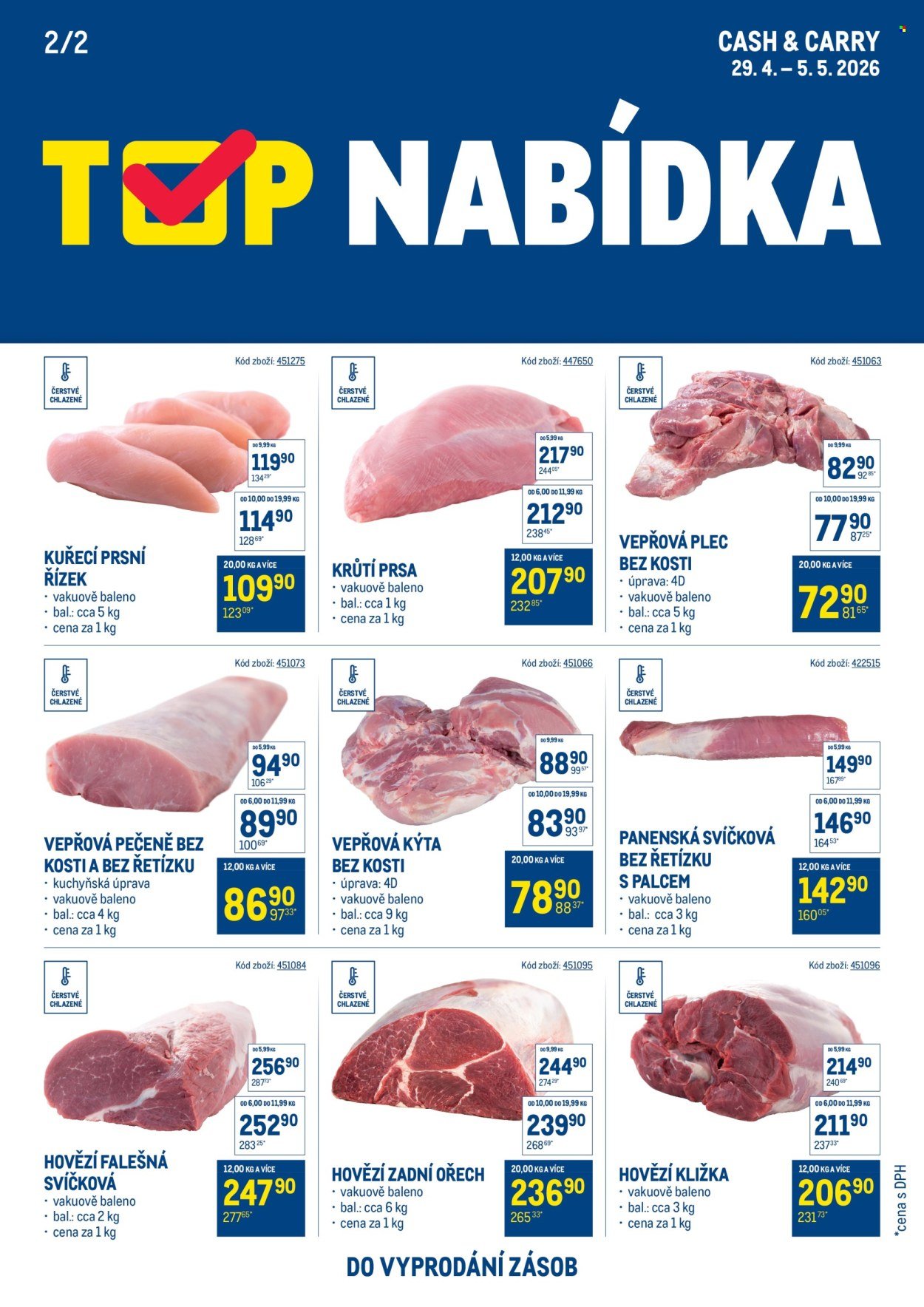 MAKRO leták - TOP maso (2026-04-29 - 2026-05-05)