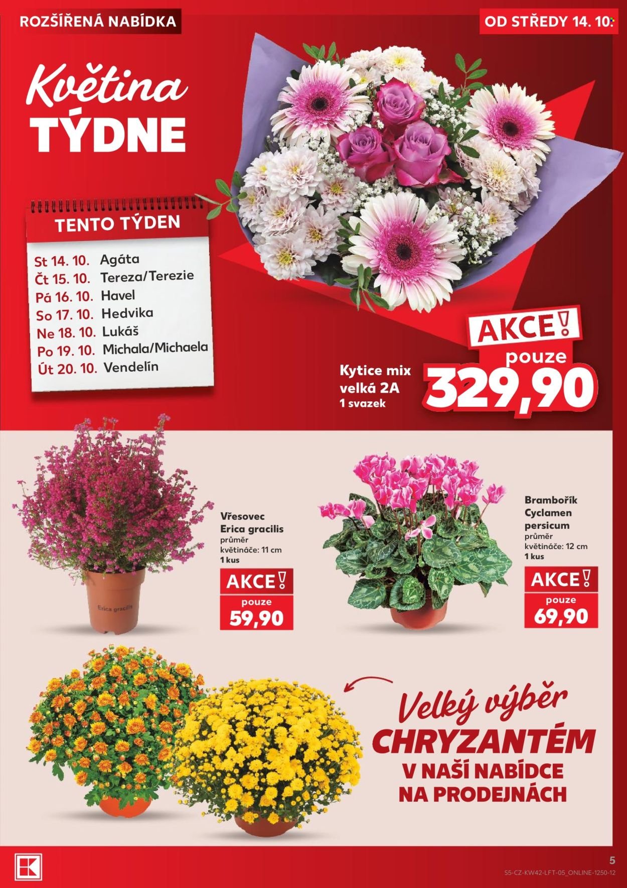 KAUFLAND leták - Od středy 14.10.2026