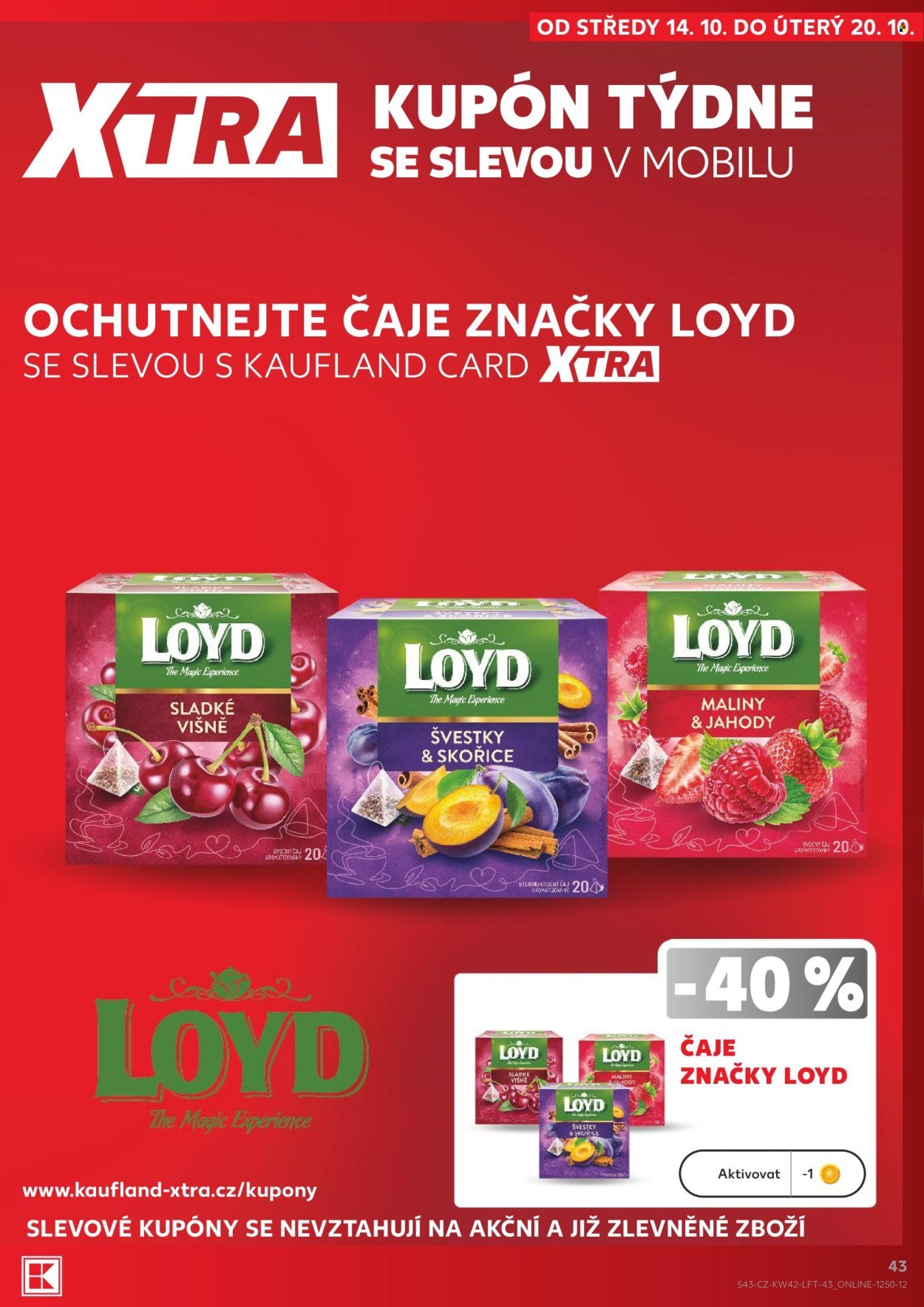 KAUFLAND leták - Od středy 14.10.2026