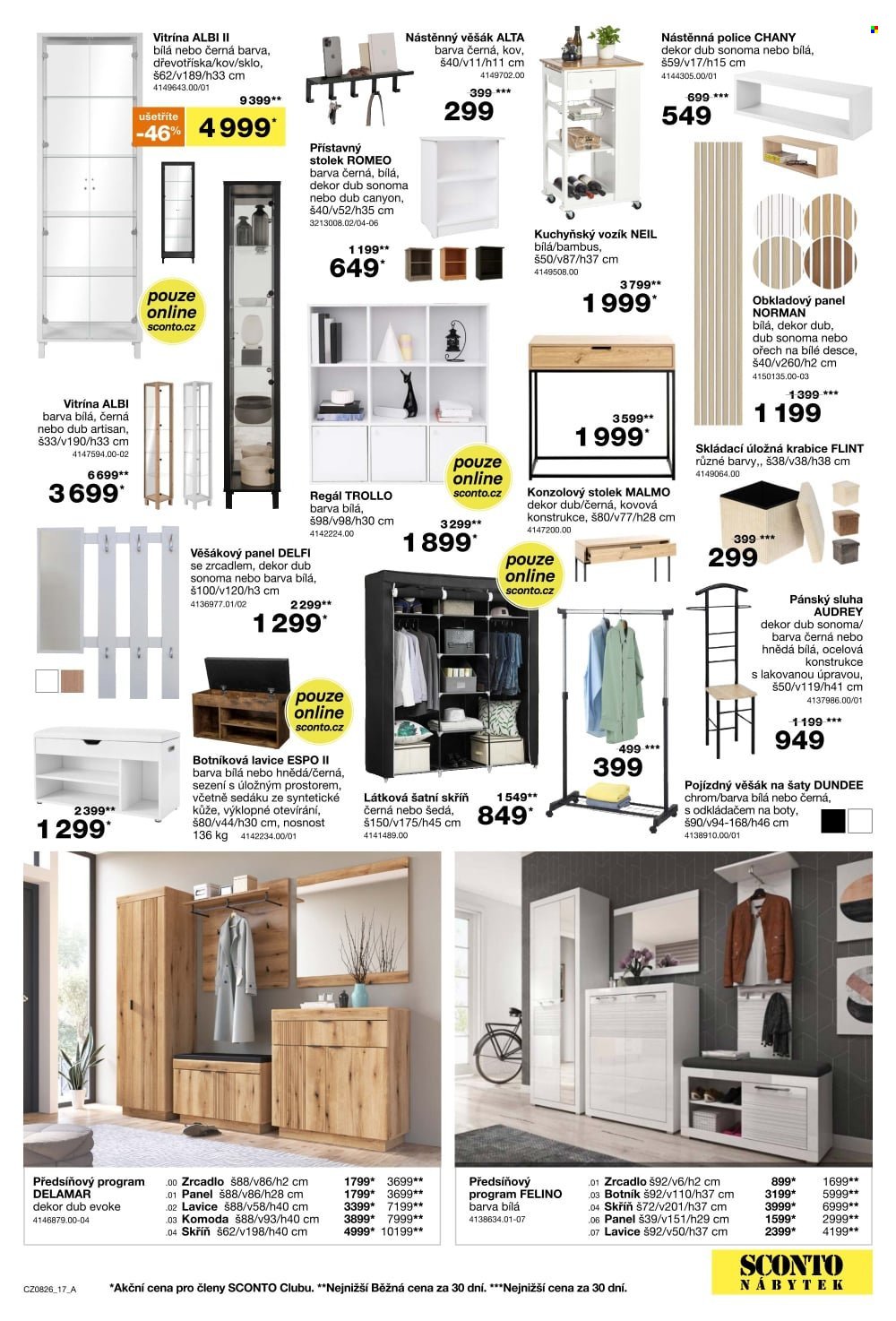 SCONTO NÁBYTEK leták - 1+1 zdarma na matrace, rošty a toppery