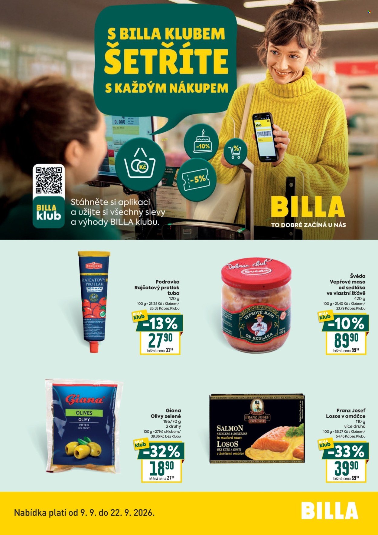 BILLA leták - Klub
