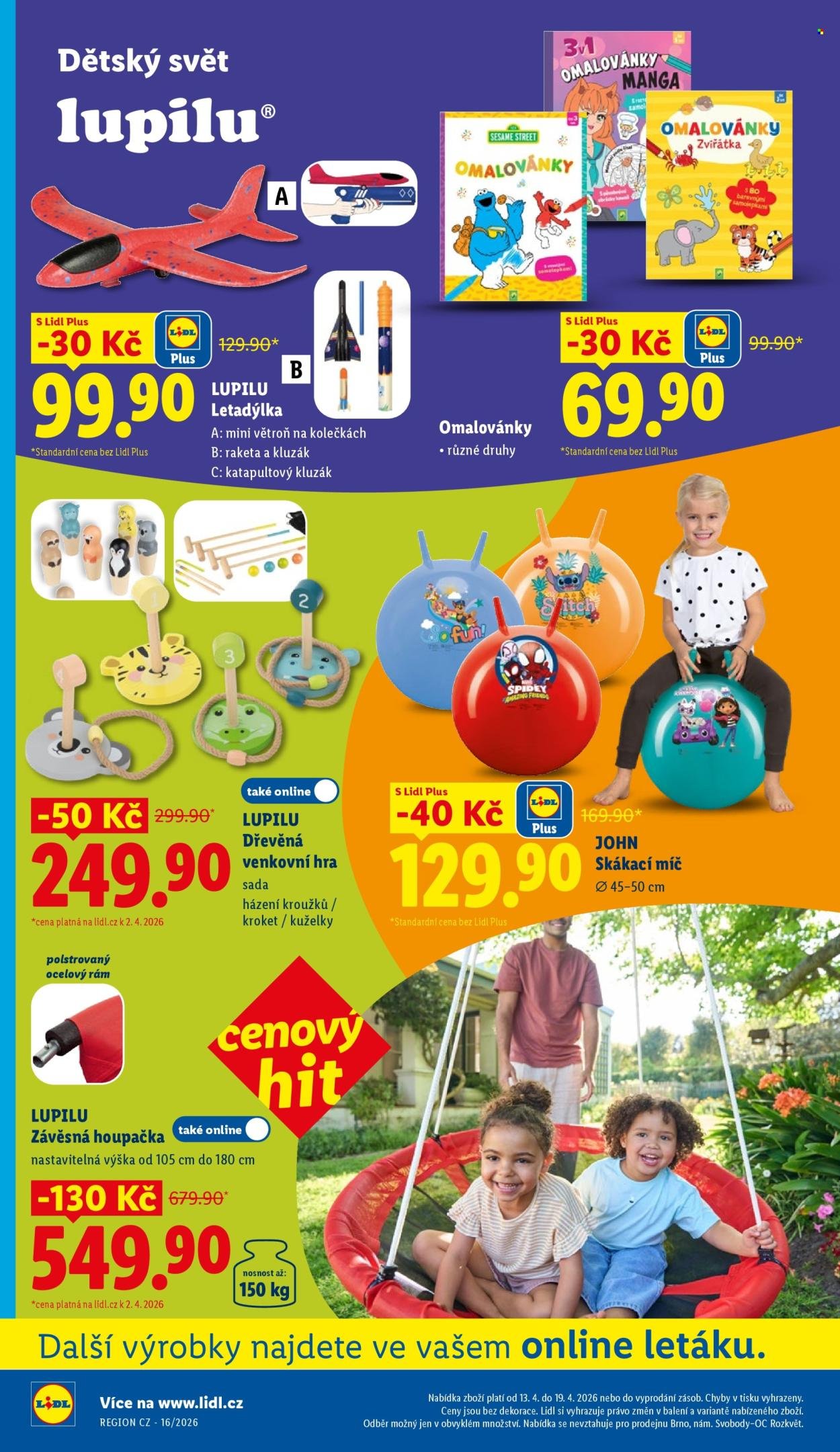 LIDL leták - Spotřební zboží (2026-04-13 - 2026-04-19)