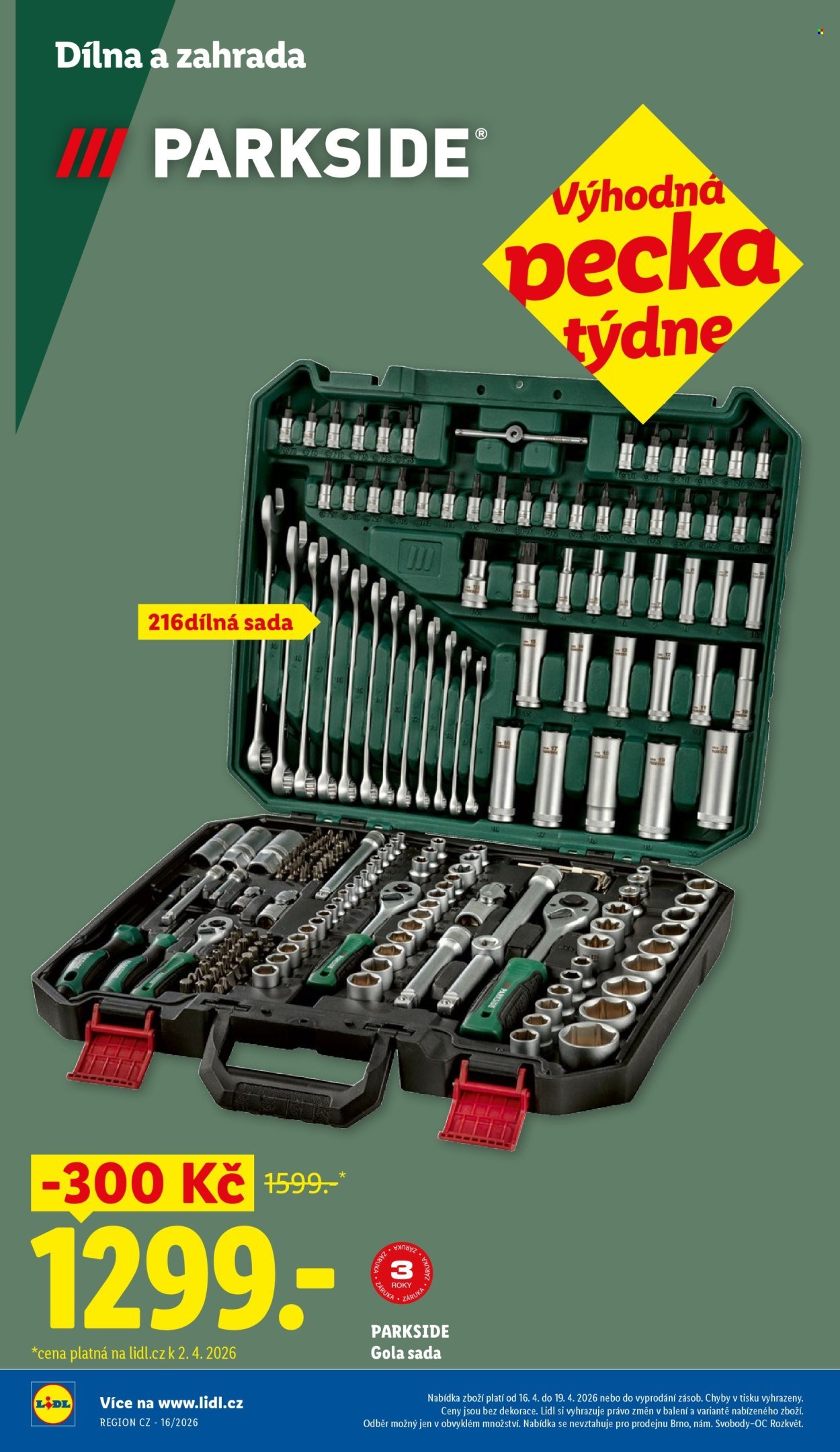 LIDL leták - Spotřební zboží (2026-04-13 - 2026-04-19)