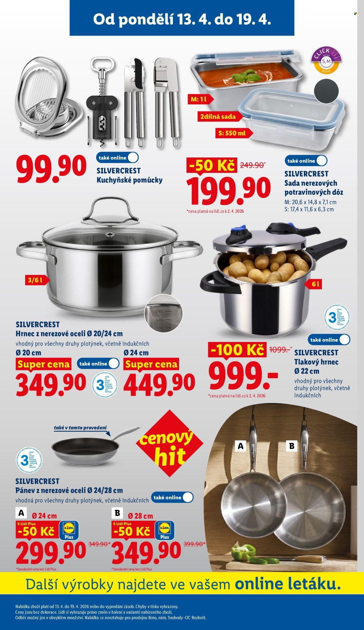 LIDL leták - Spotřební zboží (2026-04-13 - 2026-04-19)