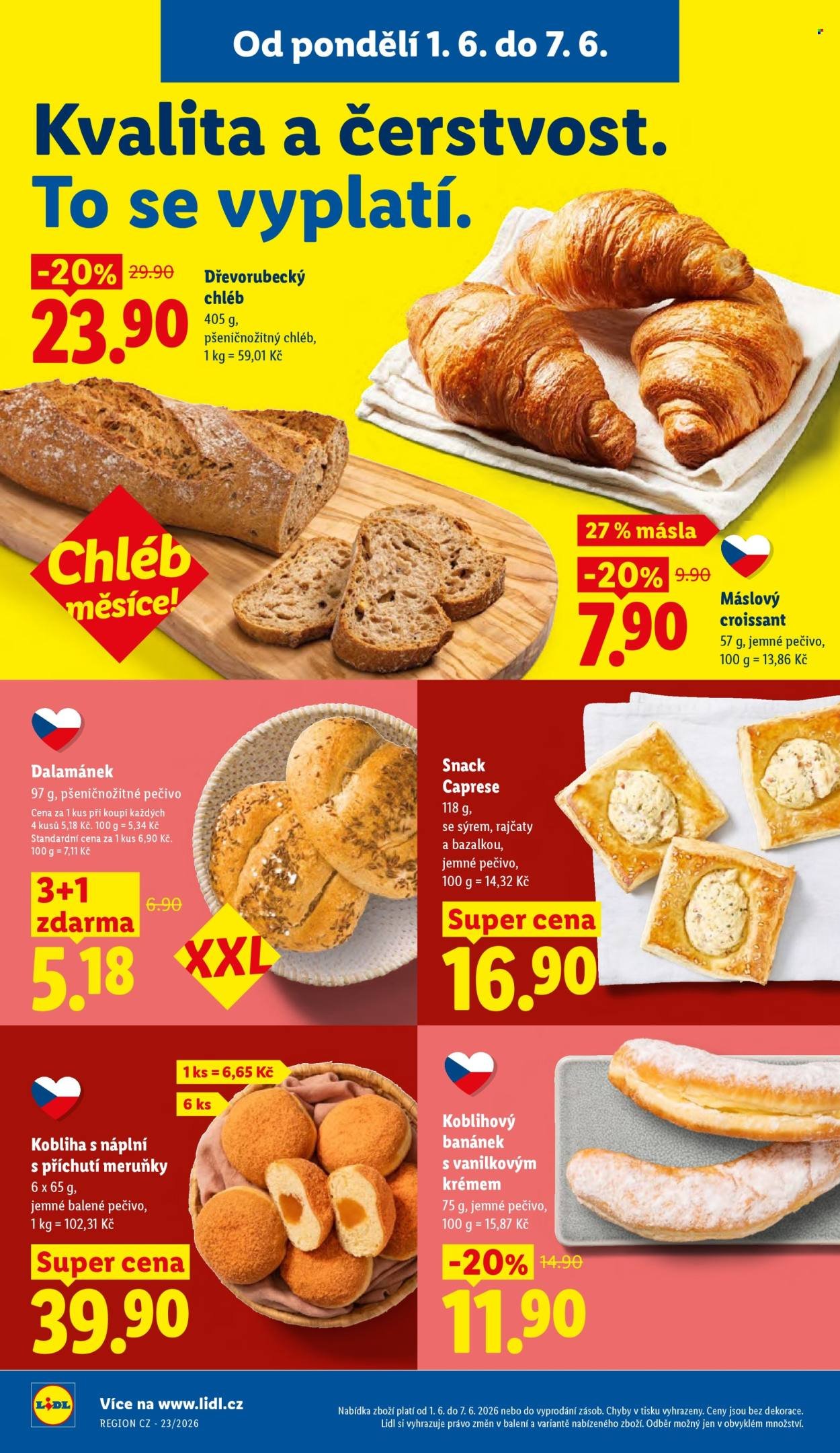 LIDL leták - Od pondělí 1.6.2026 (2026-06-01 - 2026-06-03)