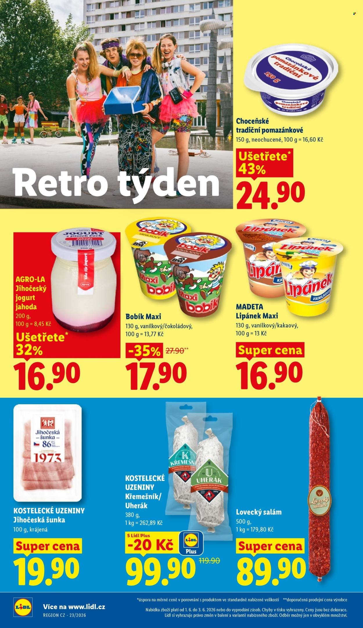 LIDL leták - Od pondělí 1.6.2026 (2026-06-01 - 2026-06-03)
