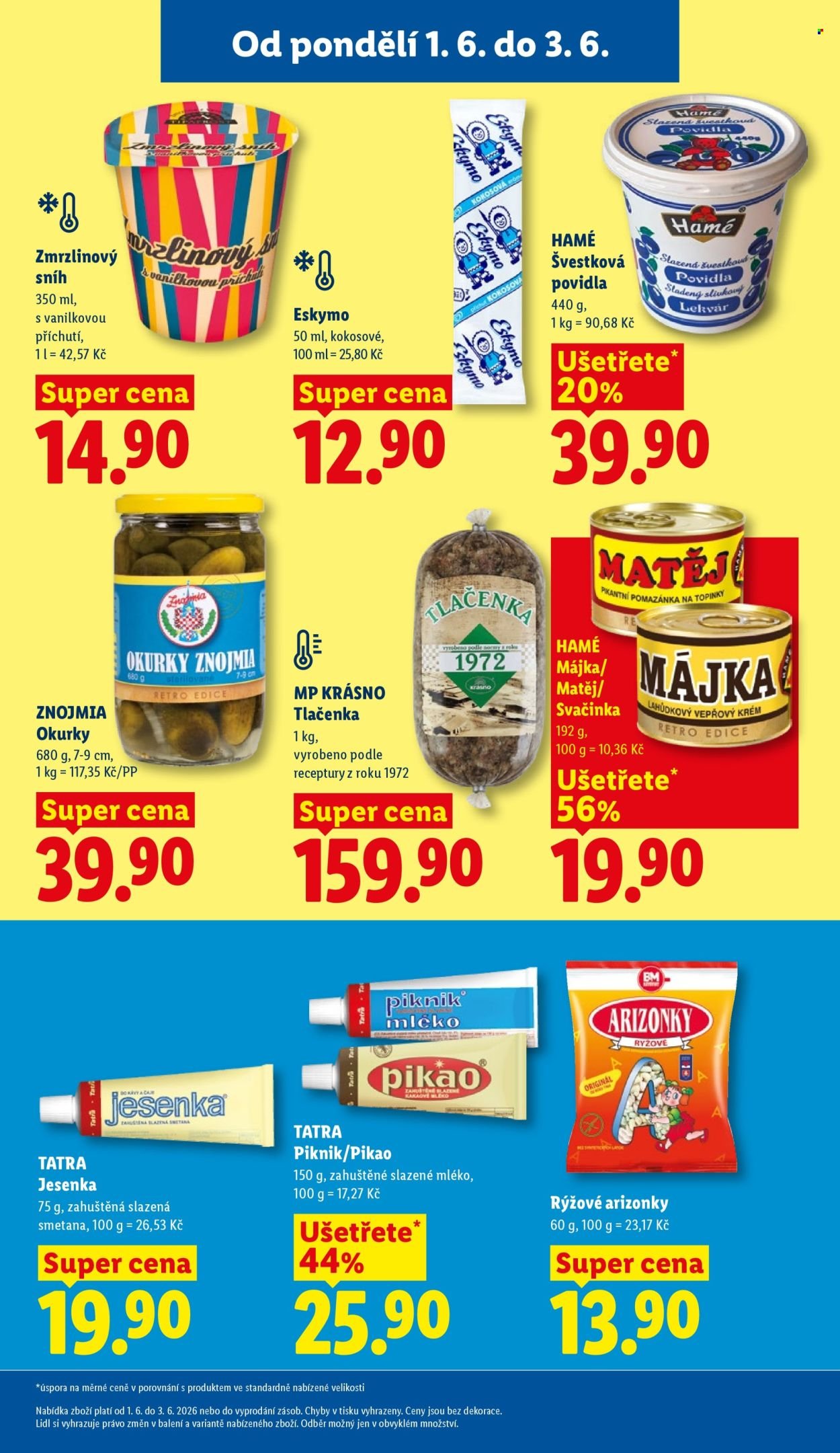 LIDL leták - Od pondělí 1.6.2026 (2026-06-01 - 2026-06-03)