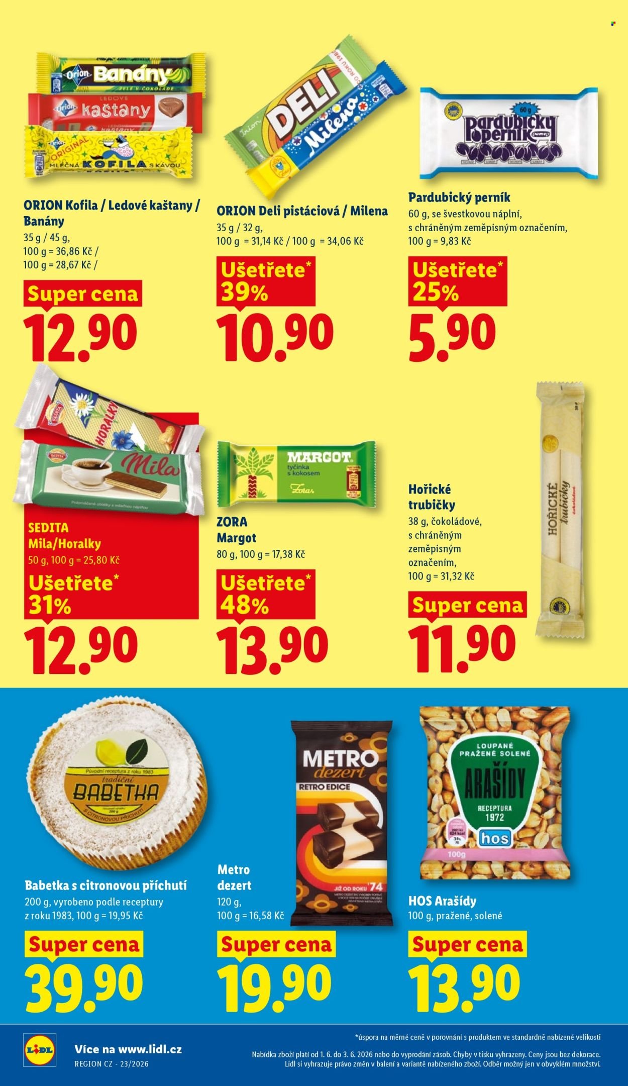 LIDL leták - Od pondělí 1.6.2026 (2026-06-01 - 2026-06-03)