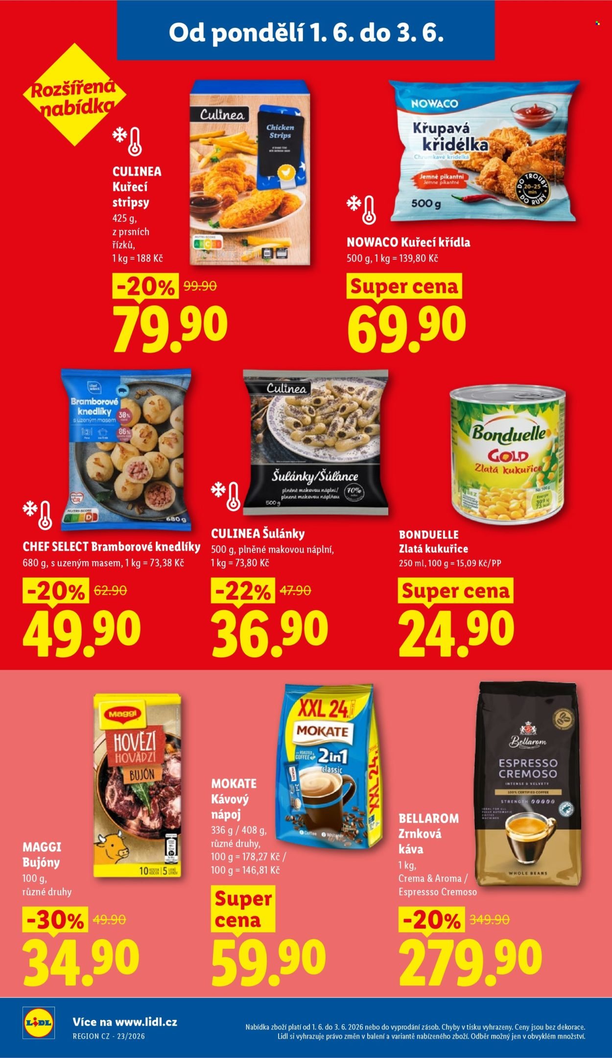 LIDL leták - Od pondělí 1.6.2026 (2026-06-01 - 2026-06-03)