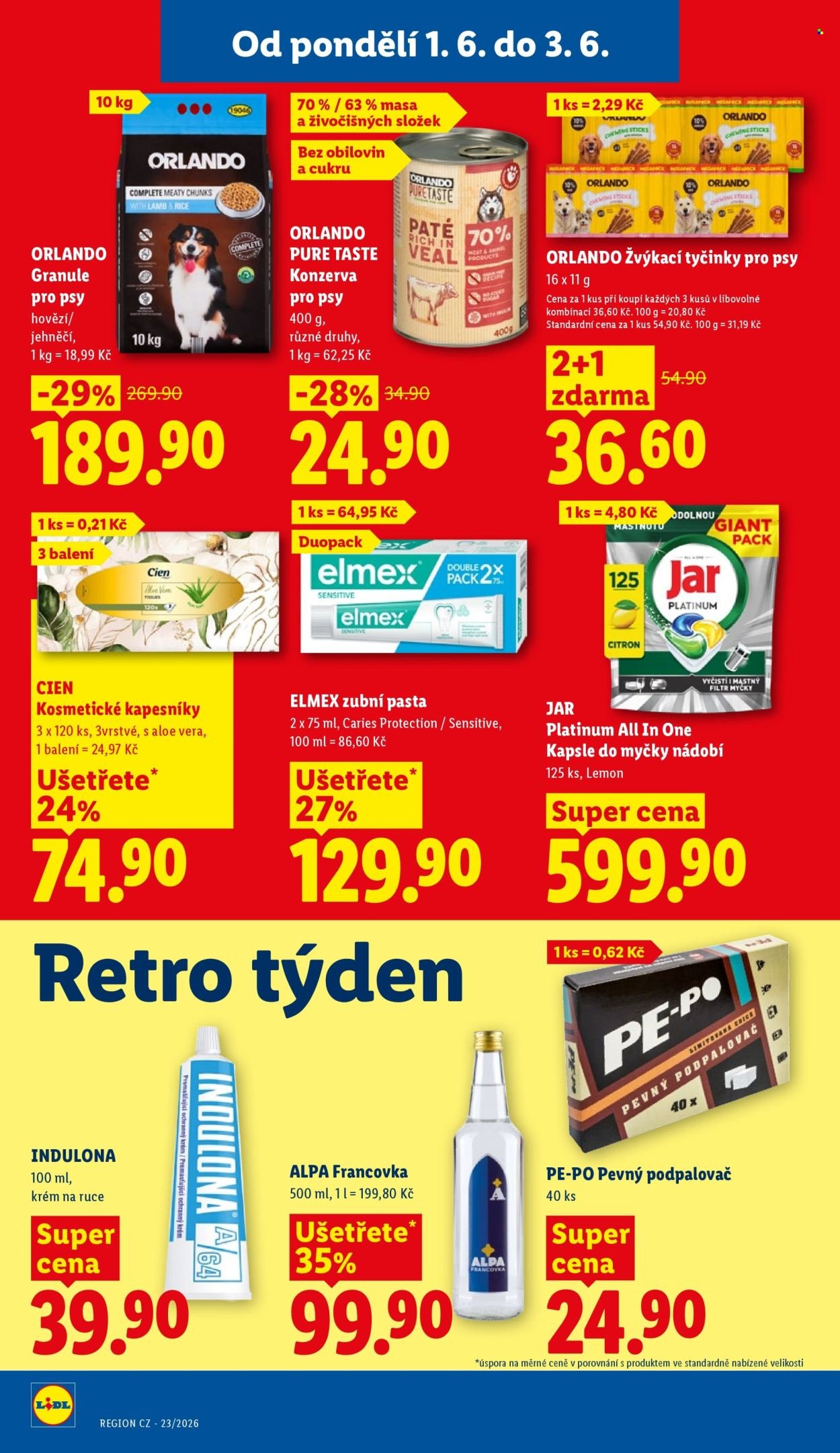 LIDL leták - Od pondělí 1.6.2026 (2026-06-01 - 2026-06-03)