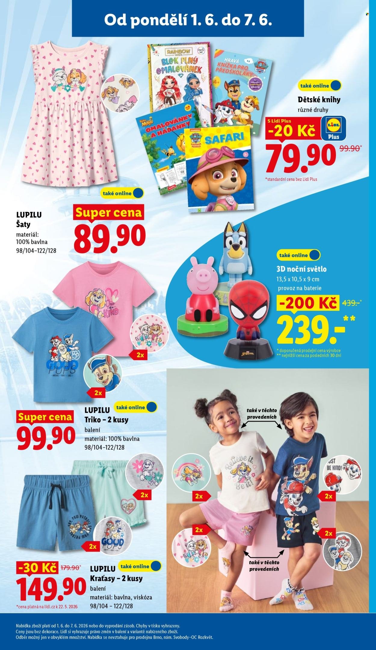 LIDL leták - Od pondělí 1.6.2026 (2026-06-01 - 2026-06-03)