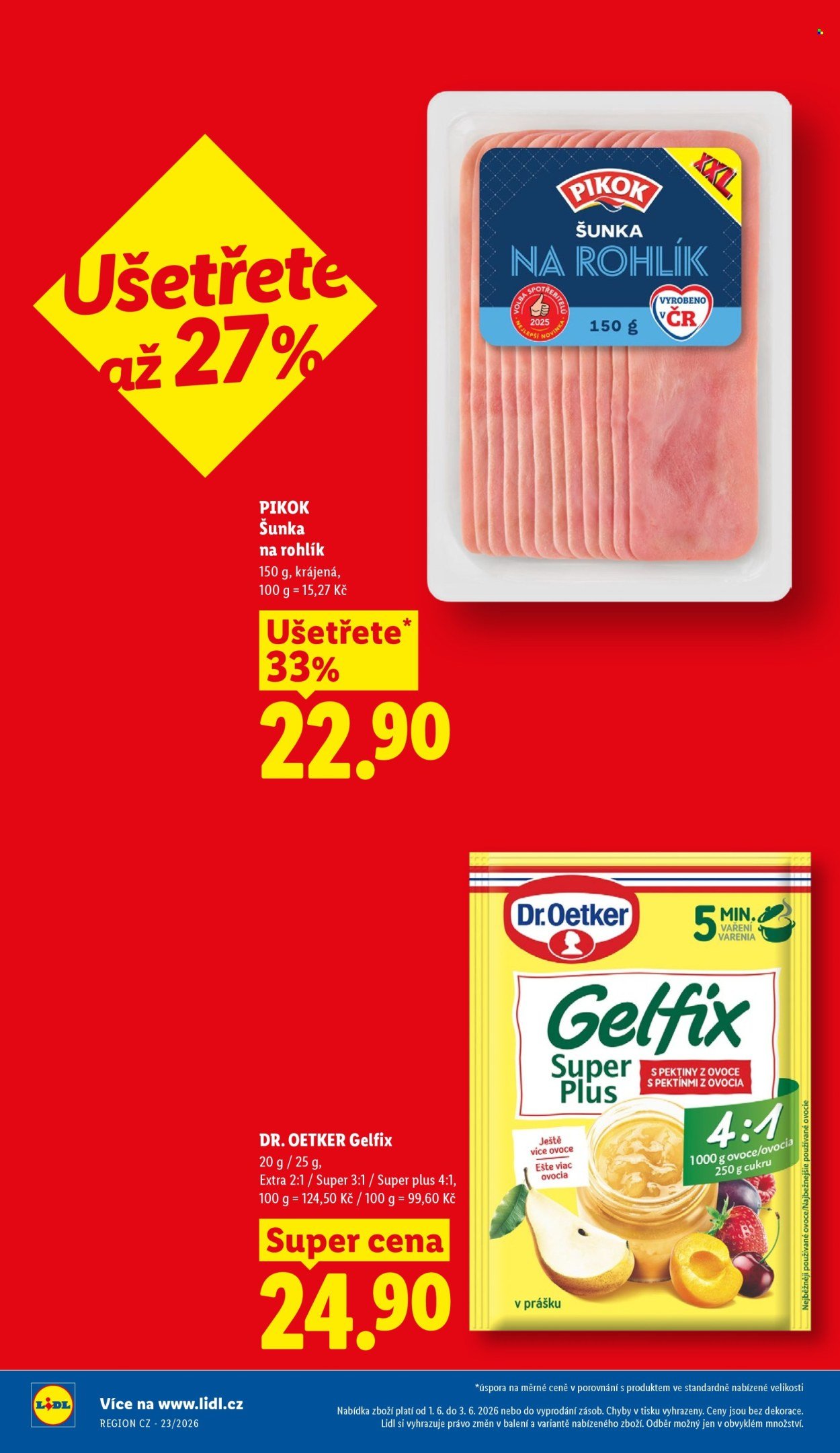 LIDL leták - Od pondělí 1.6.2026 (2026-06-01 - 2026-06-03)