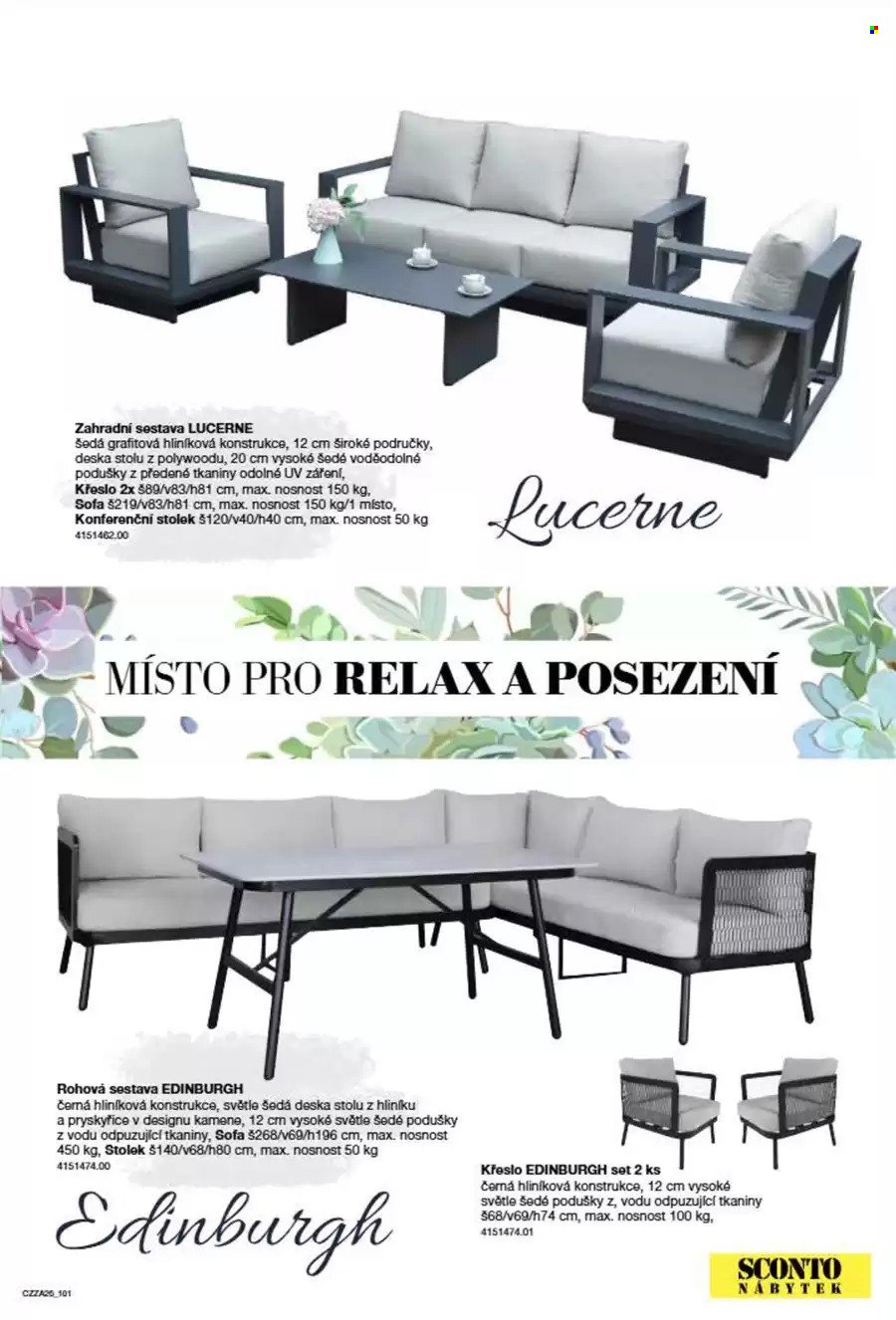 SCONTO NÁBYTEK leták - Zahradní katalog (2026-03-21)