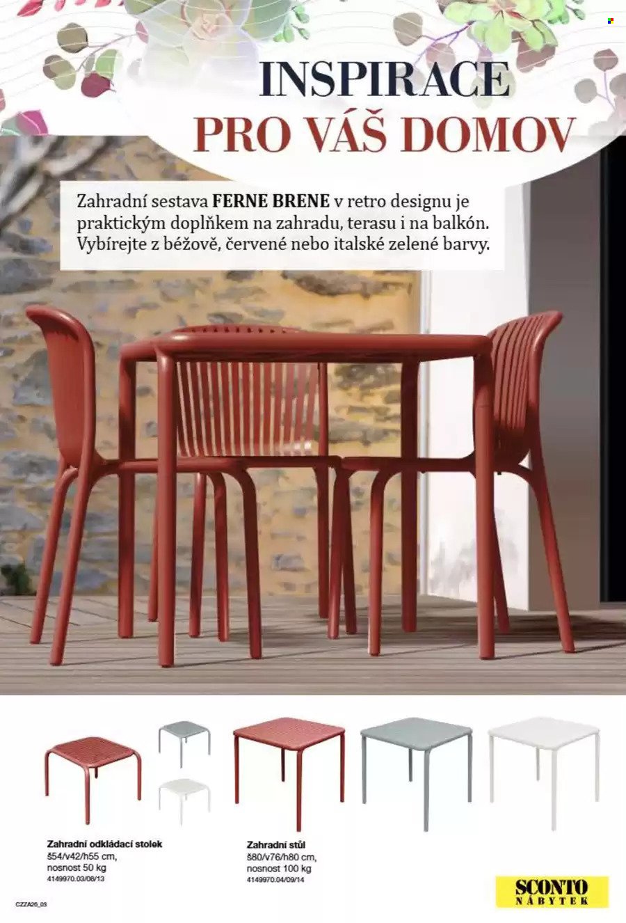 SCONTO NÁBYTEK leták - Zahradní katalog (2026-03-21)
