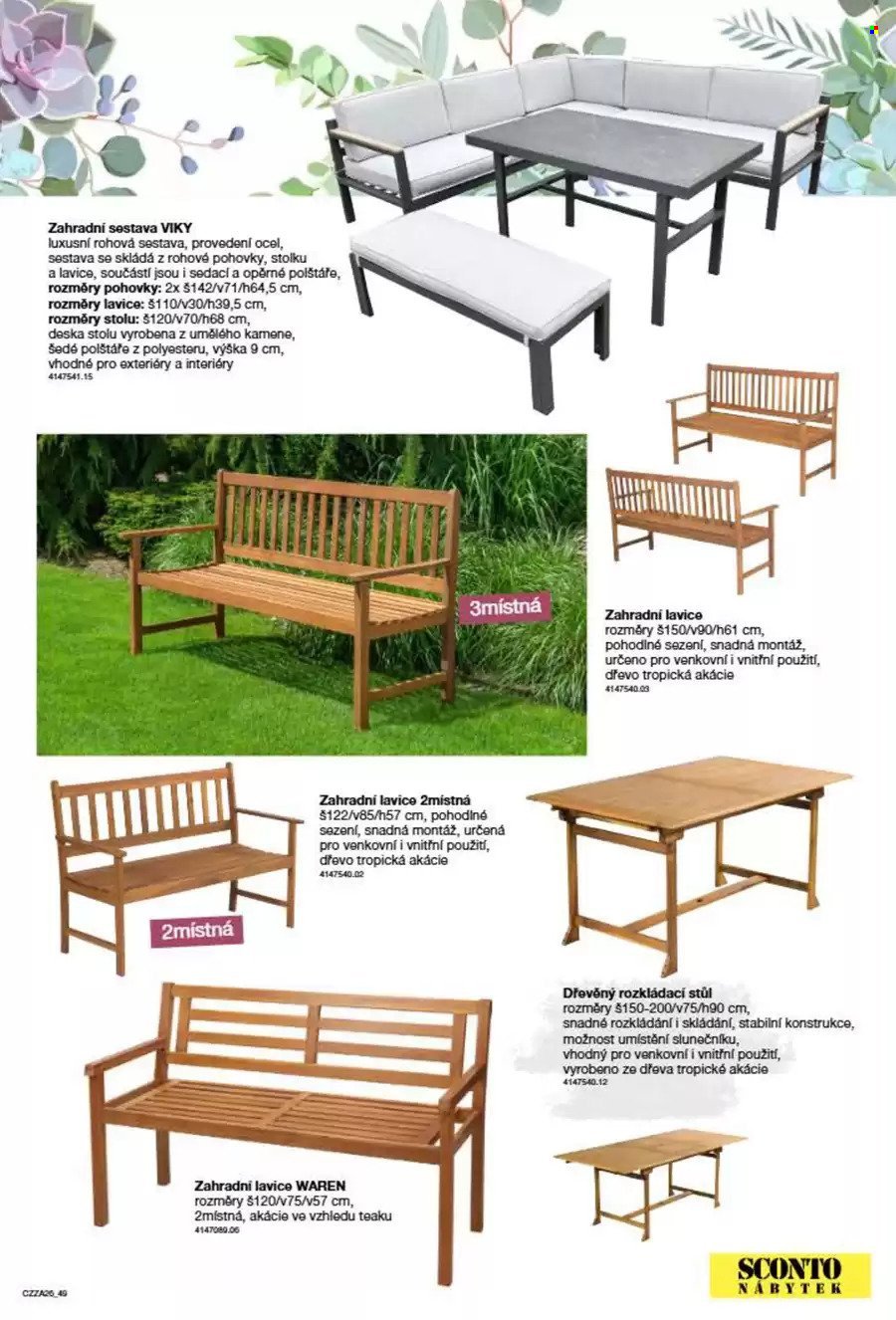 SCONTO NÁBYTEK leták - Zahradní katalog (2026-03-21)