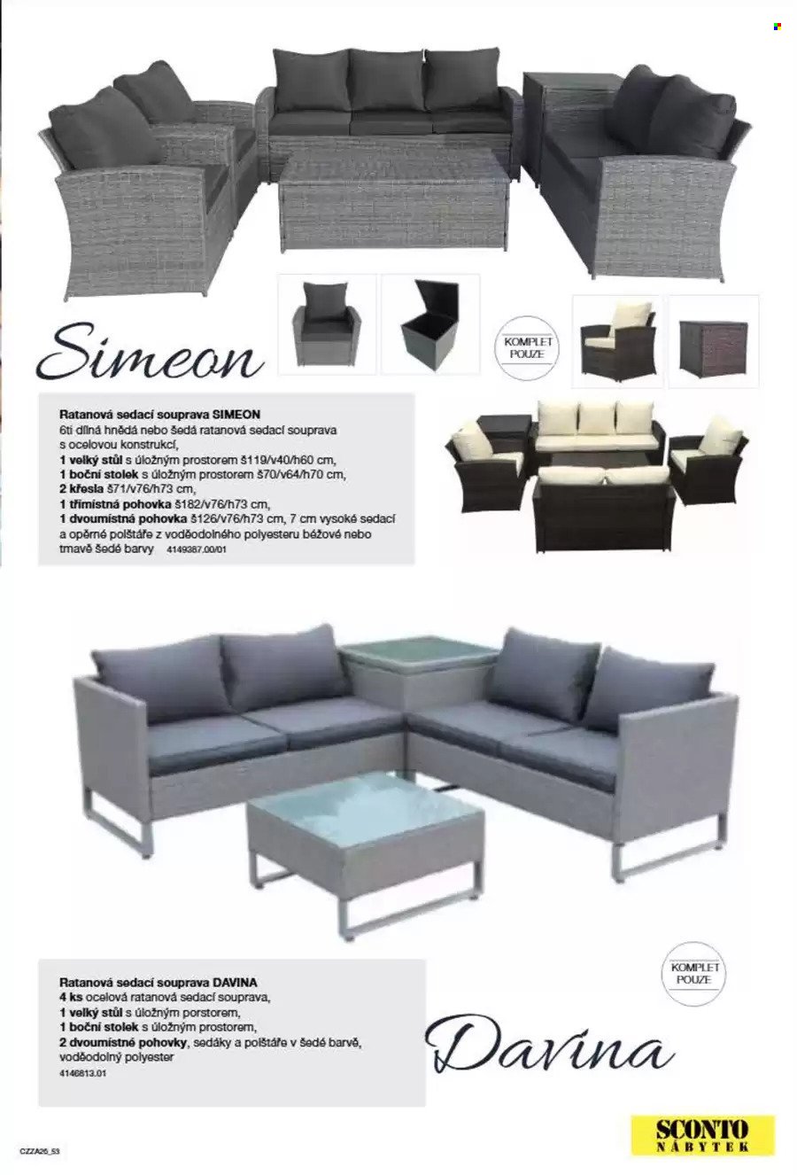 SCONTO NÁBYTEK leták - Zahradní katalog (2026-03-21)