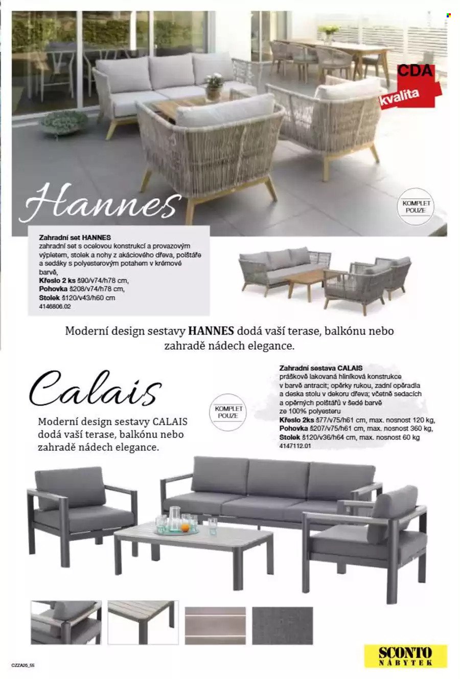 SCONTO NÁBYTEK leták - Zahradní katalog (2026-03-21)