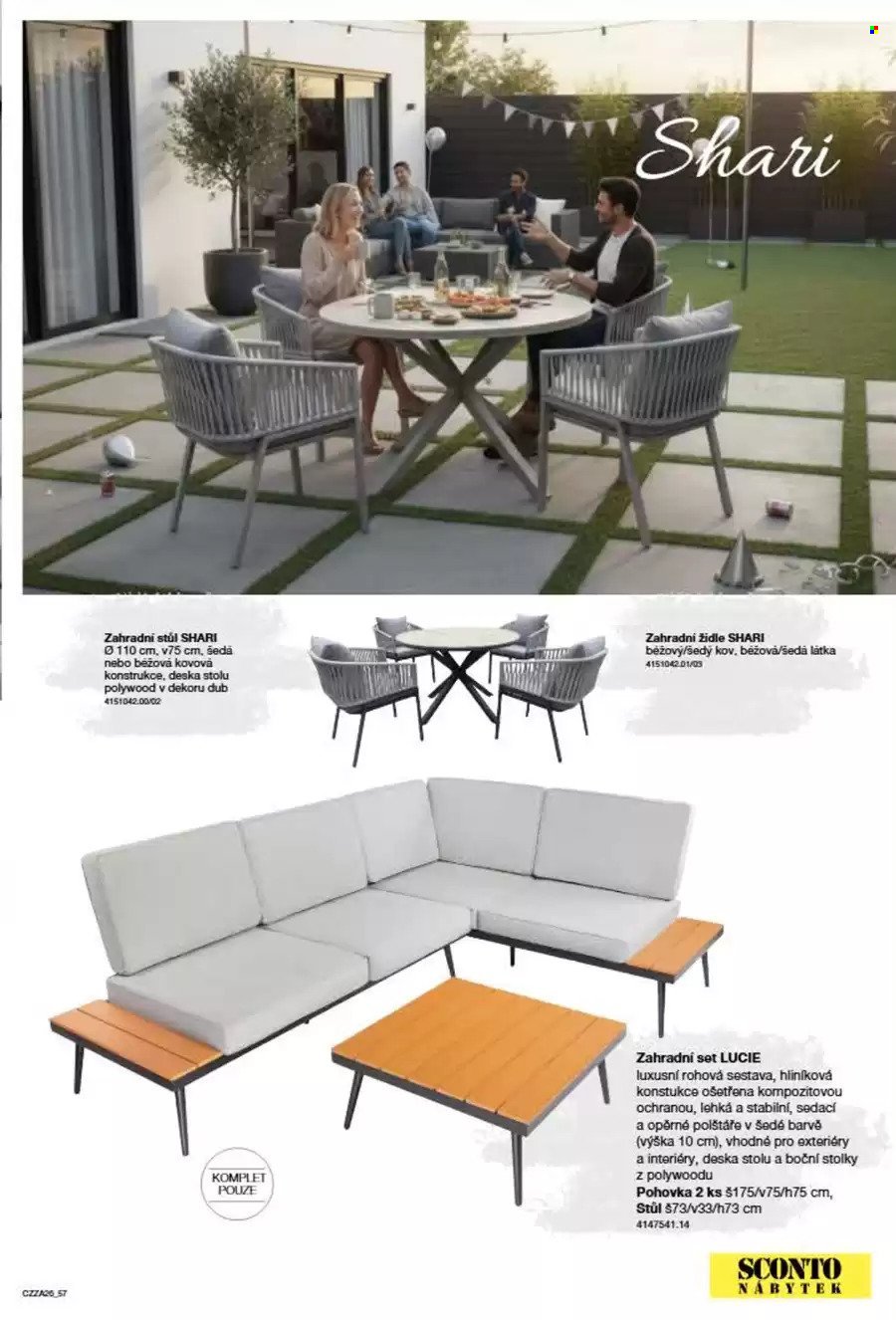 SCONTO NÁBYTEK leták - Zahradní katalog (2026-03-21)
