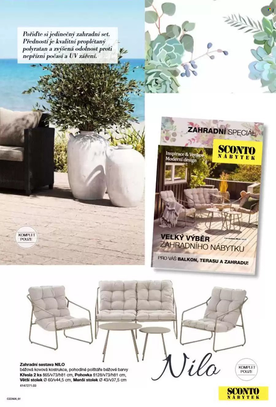 SCONTO NÁBYTEK leták - Zahradní katalog (2026-03-21)