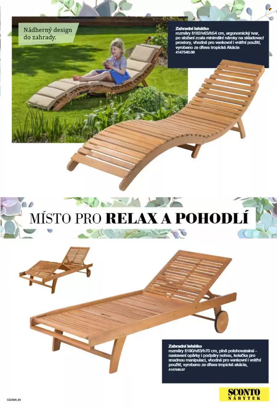 SCONTO NÁBYTEK leták - Zahradní katalog (2026-03-21)