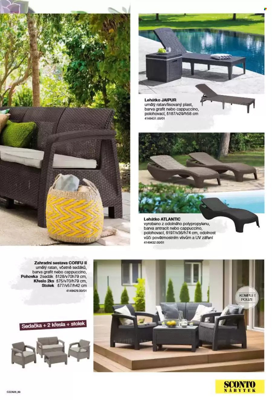 SCONTO NÁBYTEK leták - Zahradní katalog (2026-03-21)
