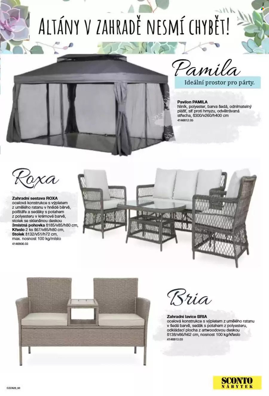 SCONTO NÁBYTEK leták - Zahradní katalog (2026-03-21)