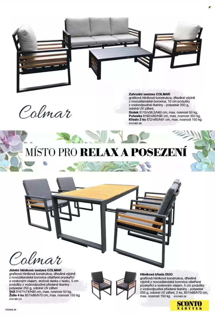 SCONTO NÁBYTEK leták - Zahradní katalog (2026-03-21)