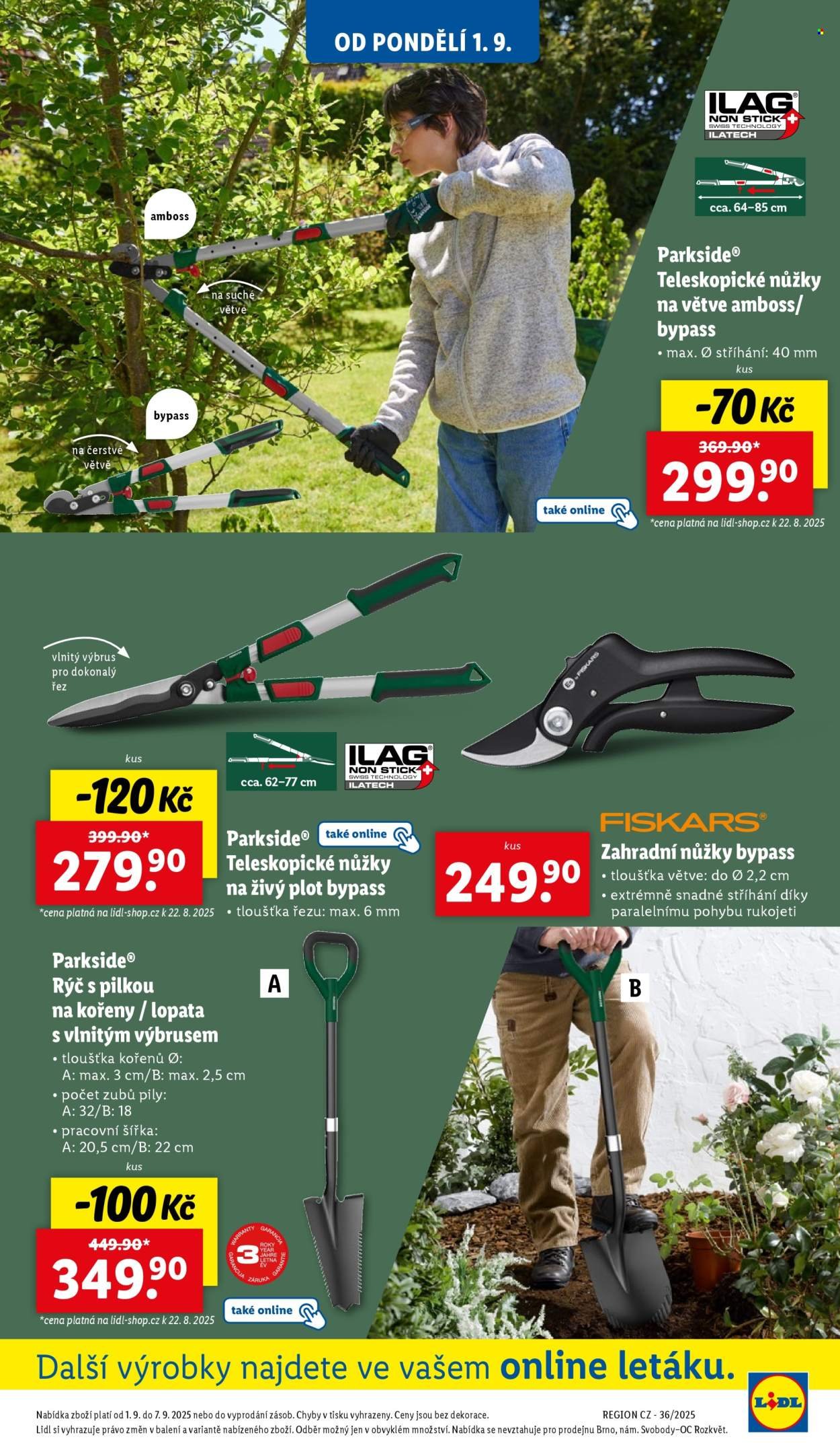 LIDL leták - Spotřební zboží (2025-09-01 - 2025-09-07)