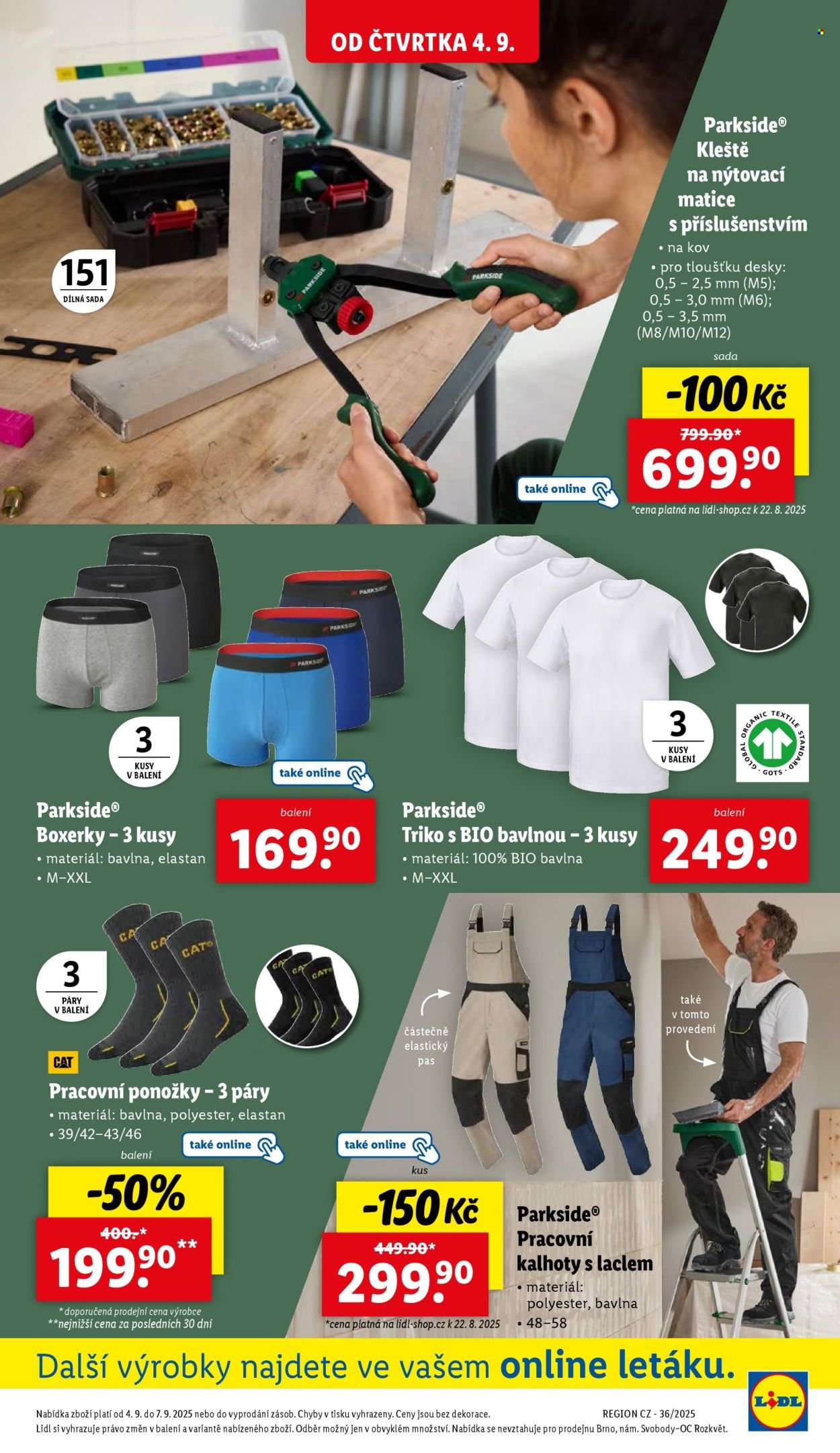 LIDL leták - Spotřební zboží (2025-09-01 - 2025-09-07)