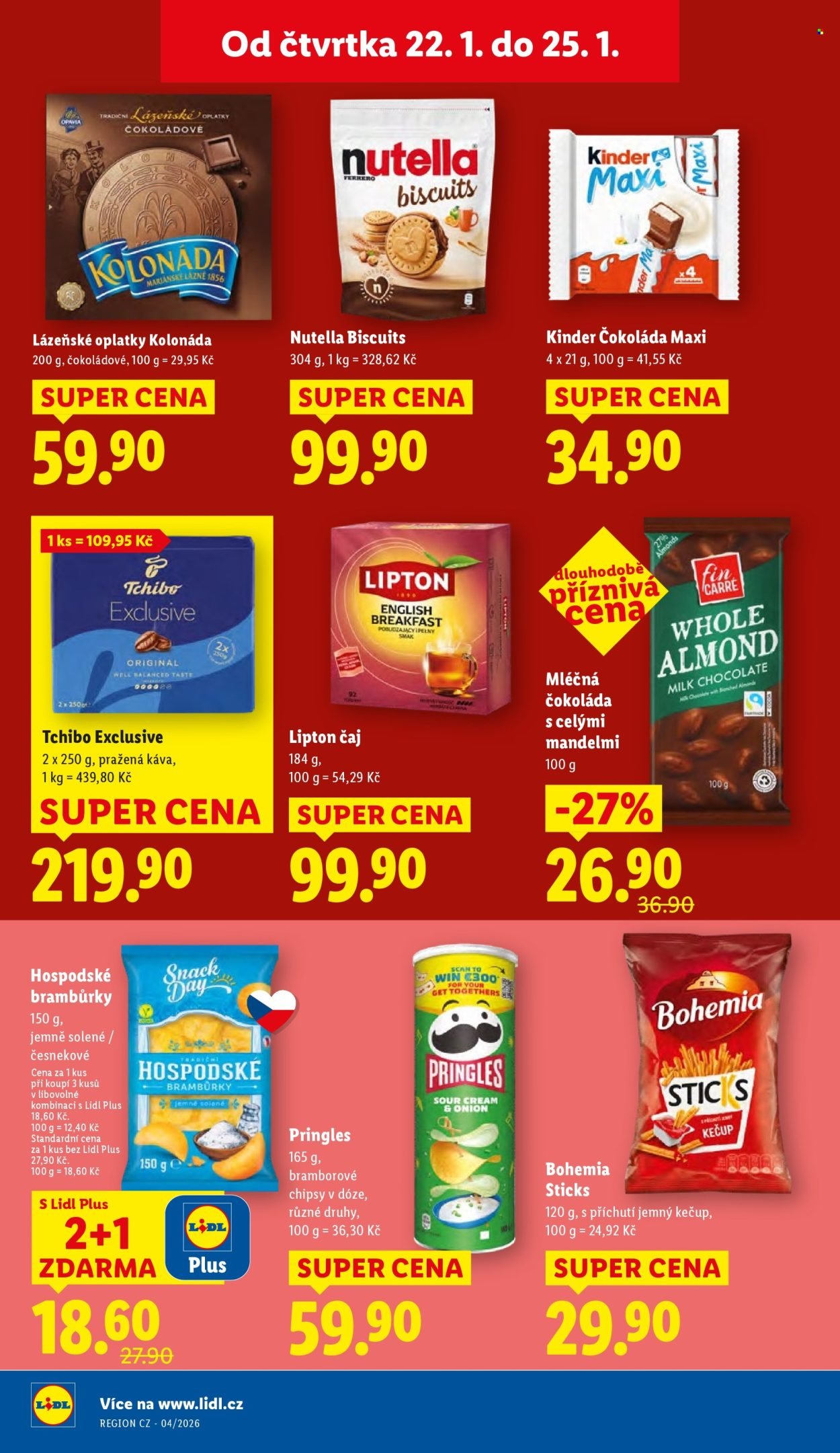 LIDL leták - Od čtvrtka 22.1.2026 (2026-01-22 - 2026-01-25)