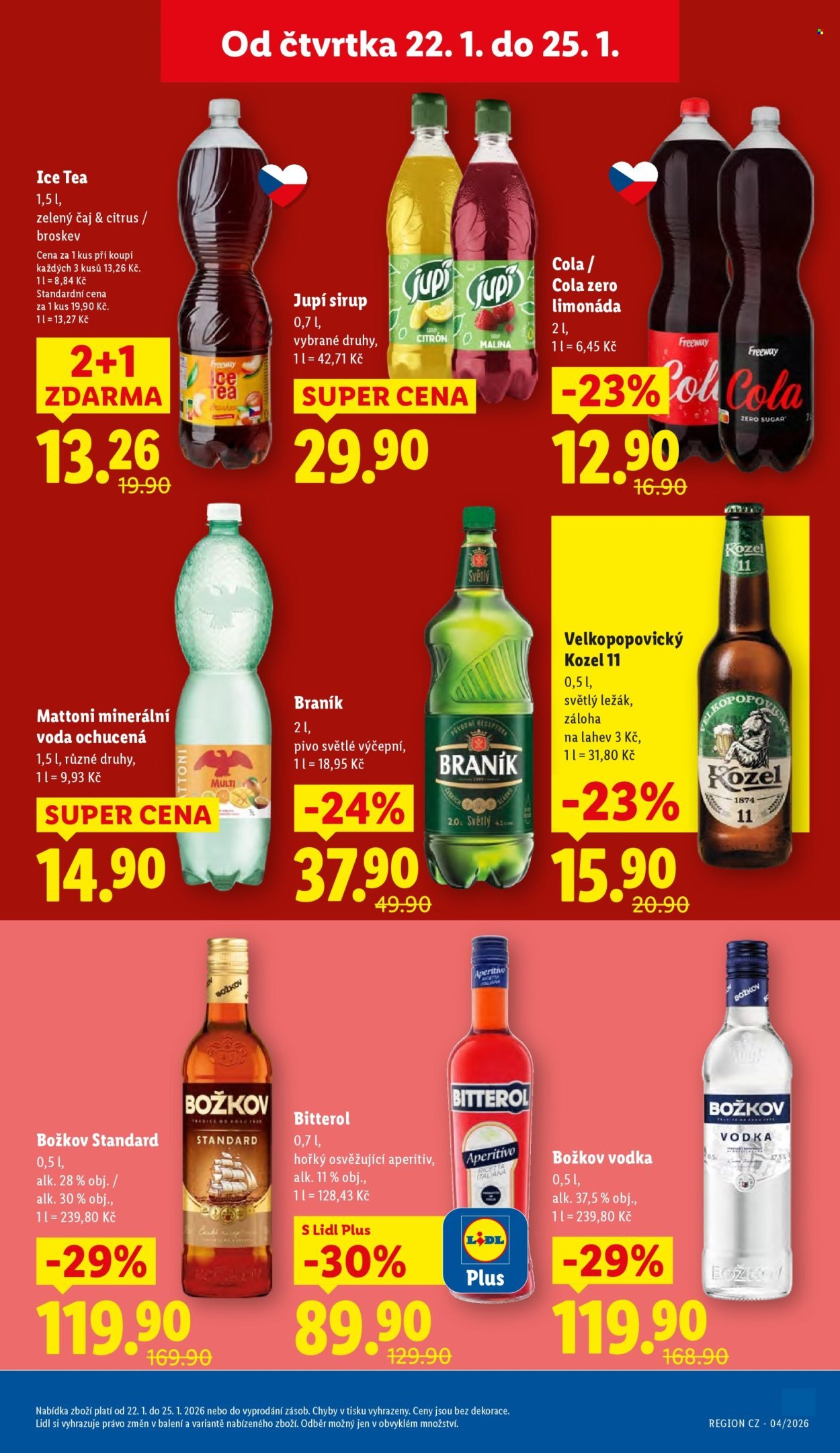 LIDL leták - Od čtvrtka 22.1.2026 (2026-01-22 - 2026-01-25)