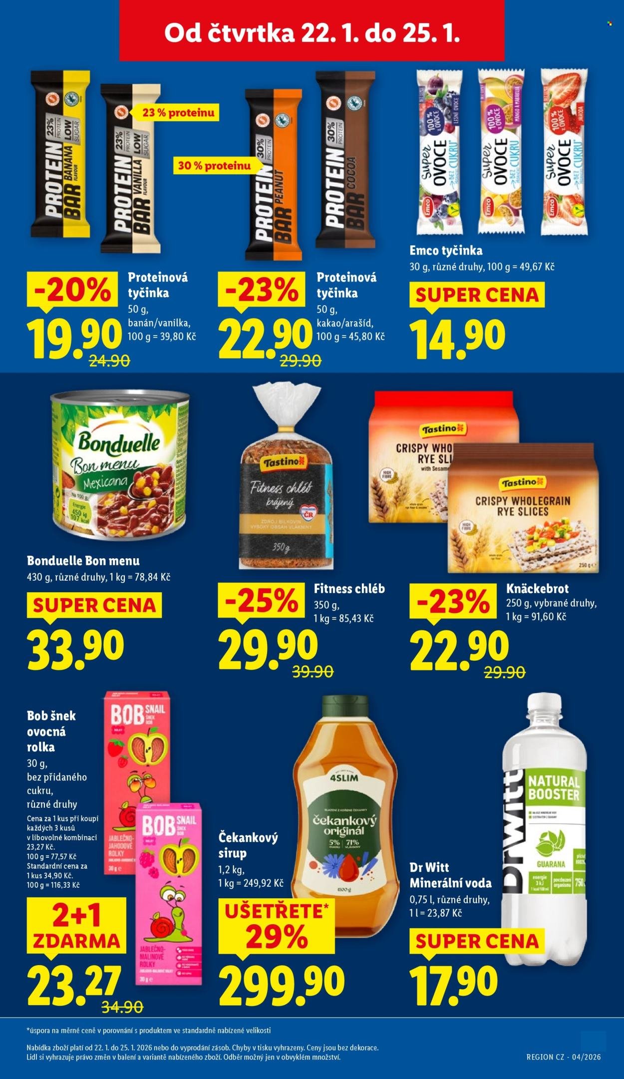 LIDL leták - Od čtvrtka 22.1.2026 (2026-01-22 - 2026-01-25)