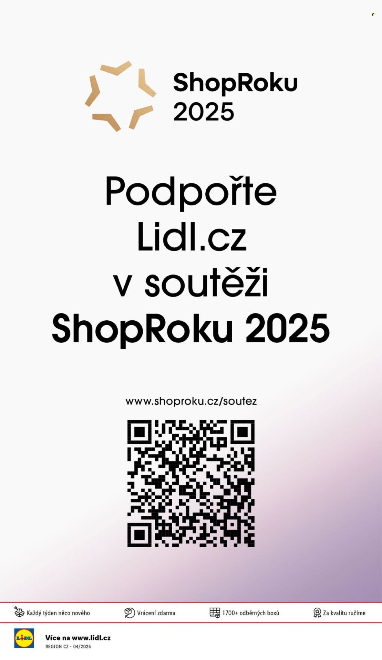 LIDL leták - Od čtvrtka 22.1.2026 (2026-01-22 - 2026-01-25)