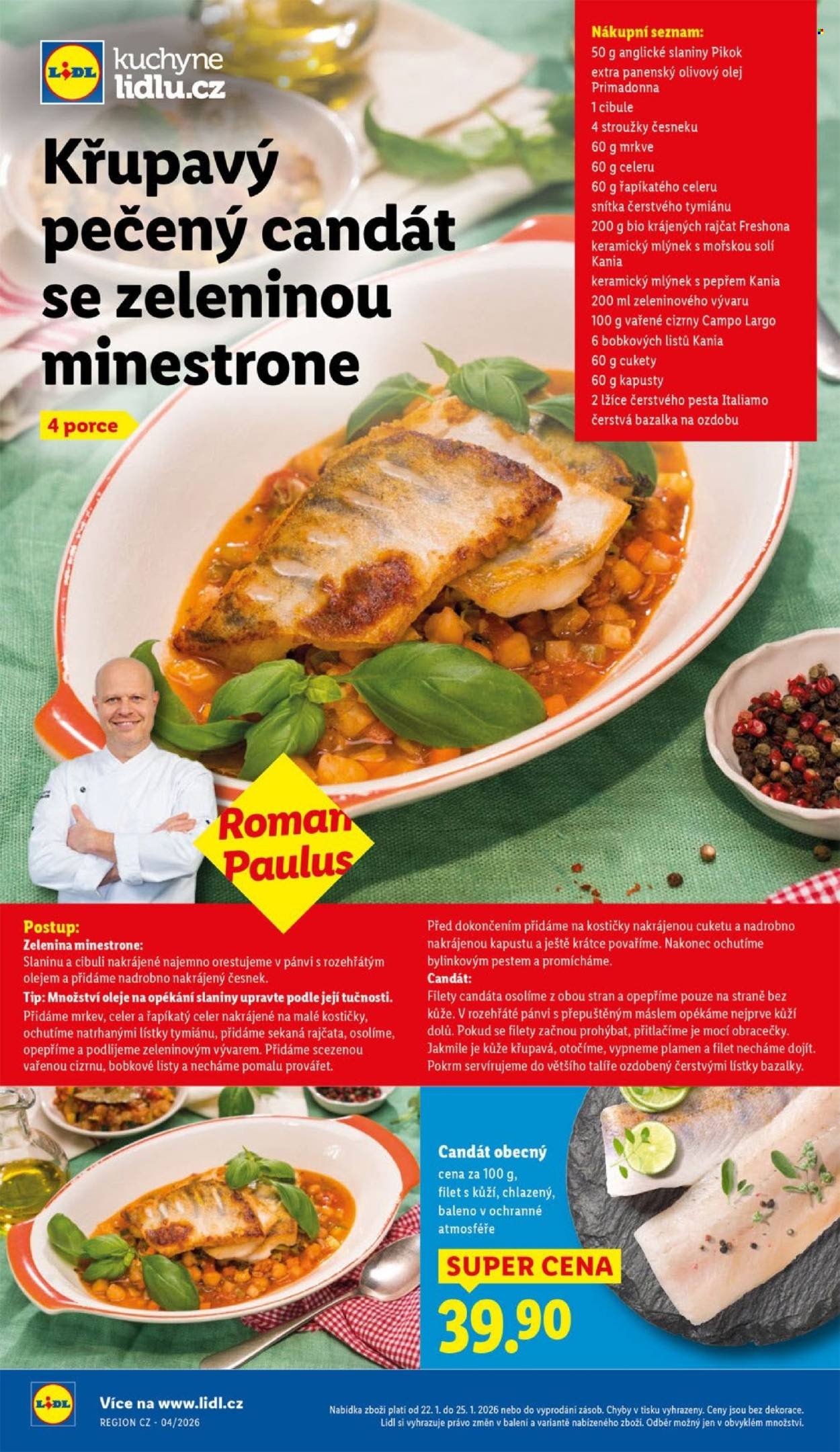 LIDL leták - Od čtvrtka 22.1.2026 (2026-01-22 - 2026-01-25)