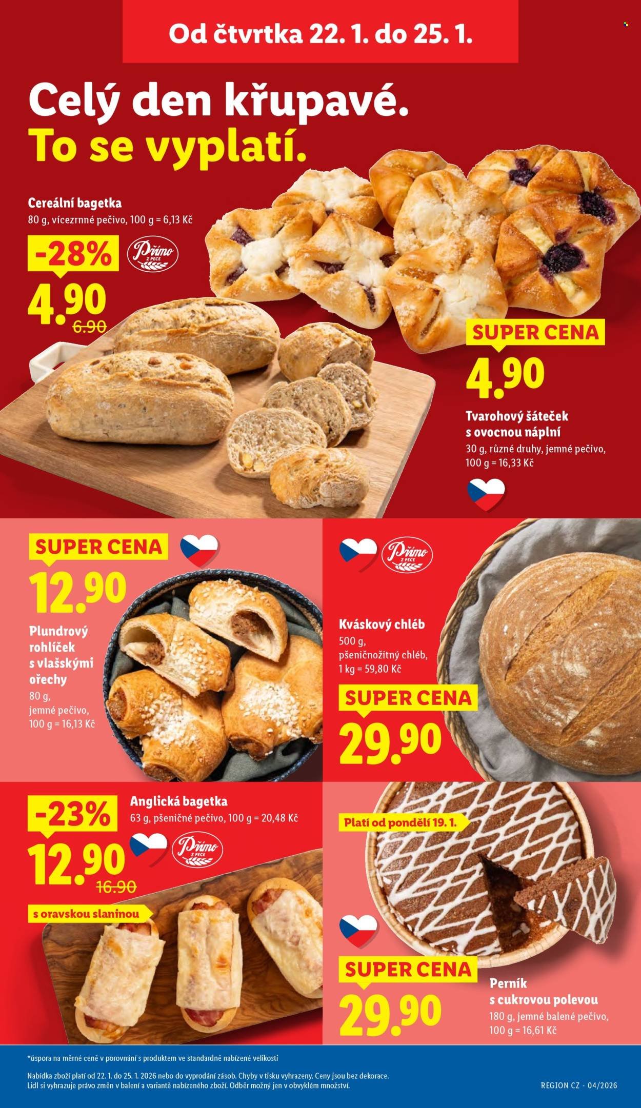 LIDL leták - Od čtvrtka 22.1.2026 (2026-01-22 - 2026-01-25)