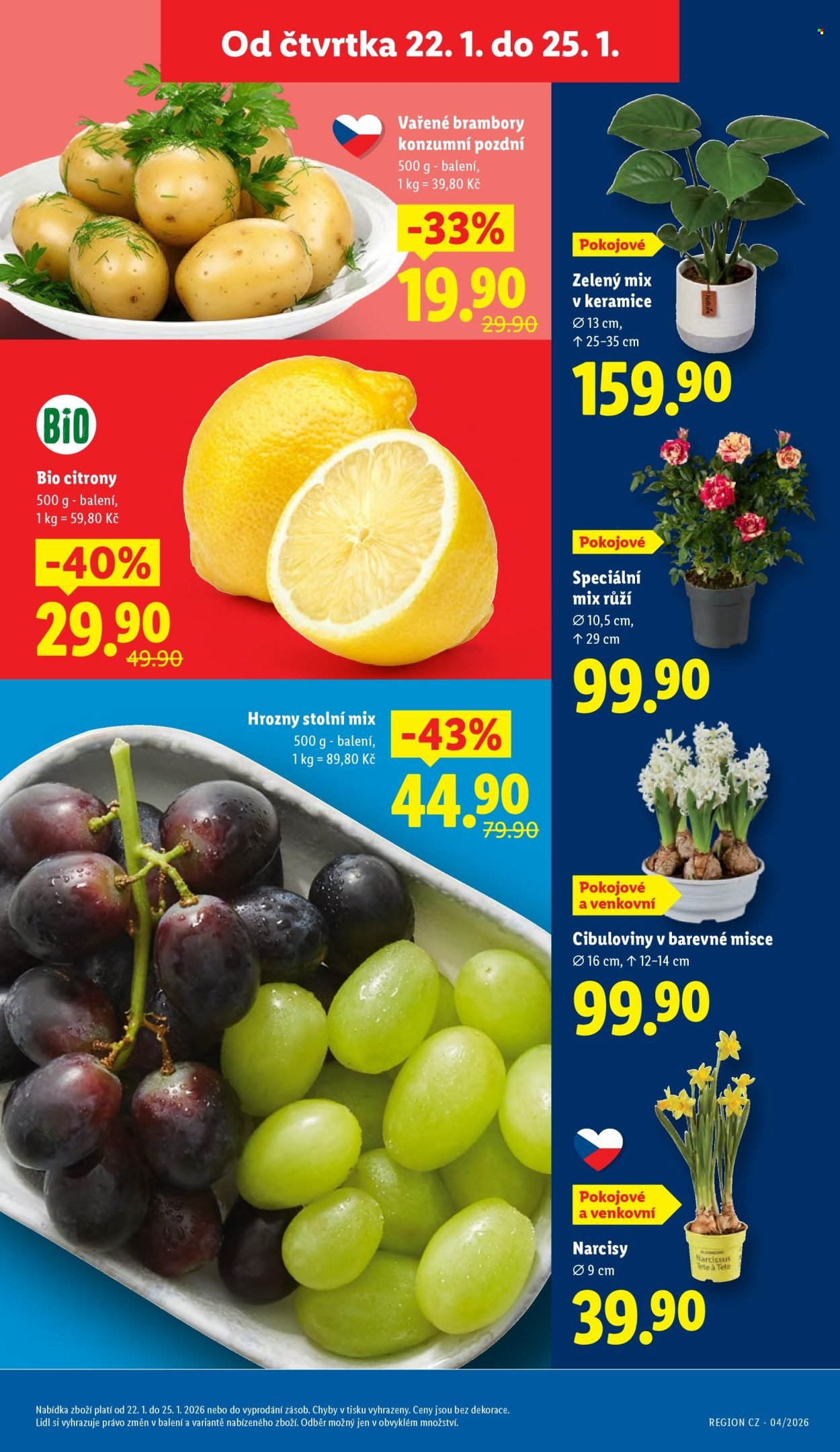 LIDL leták - Od čtvrtka 22.1.2026 (2026-01-22 - 2026-01-25)