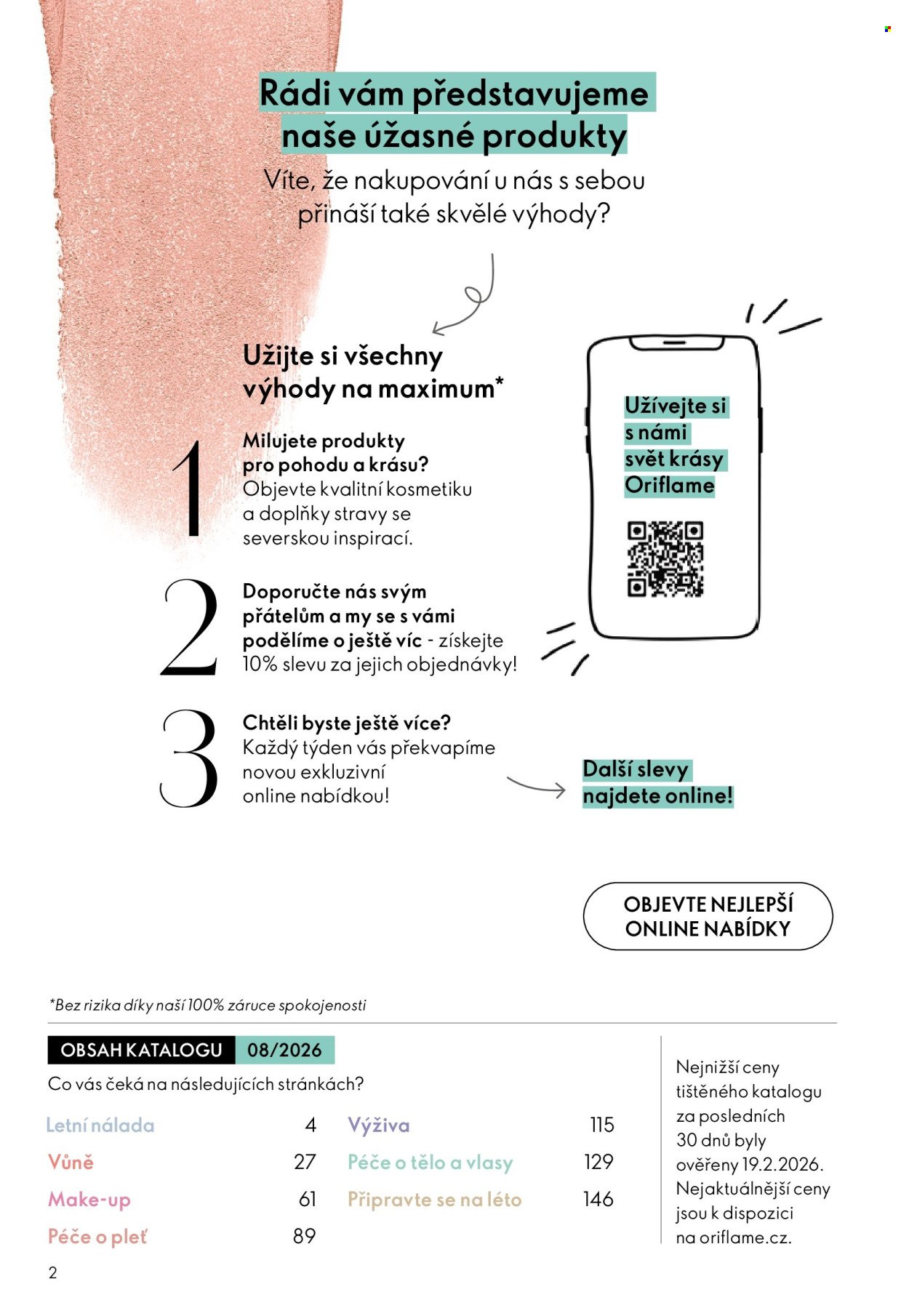 ORIFLAME leták - Od středy 27.5.2026 (2026-05-27 - 2026-06-16)