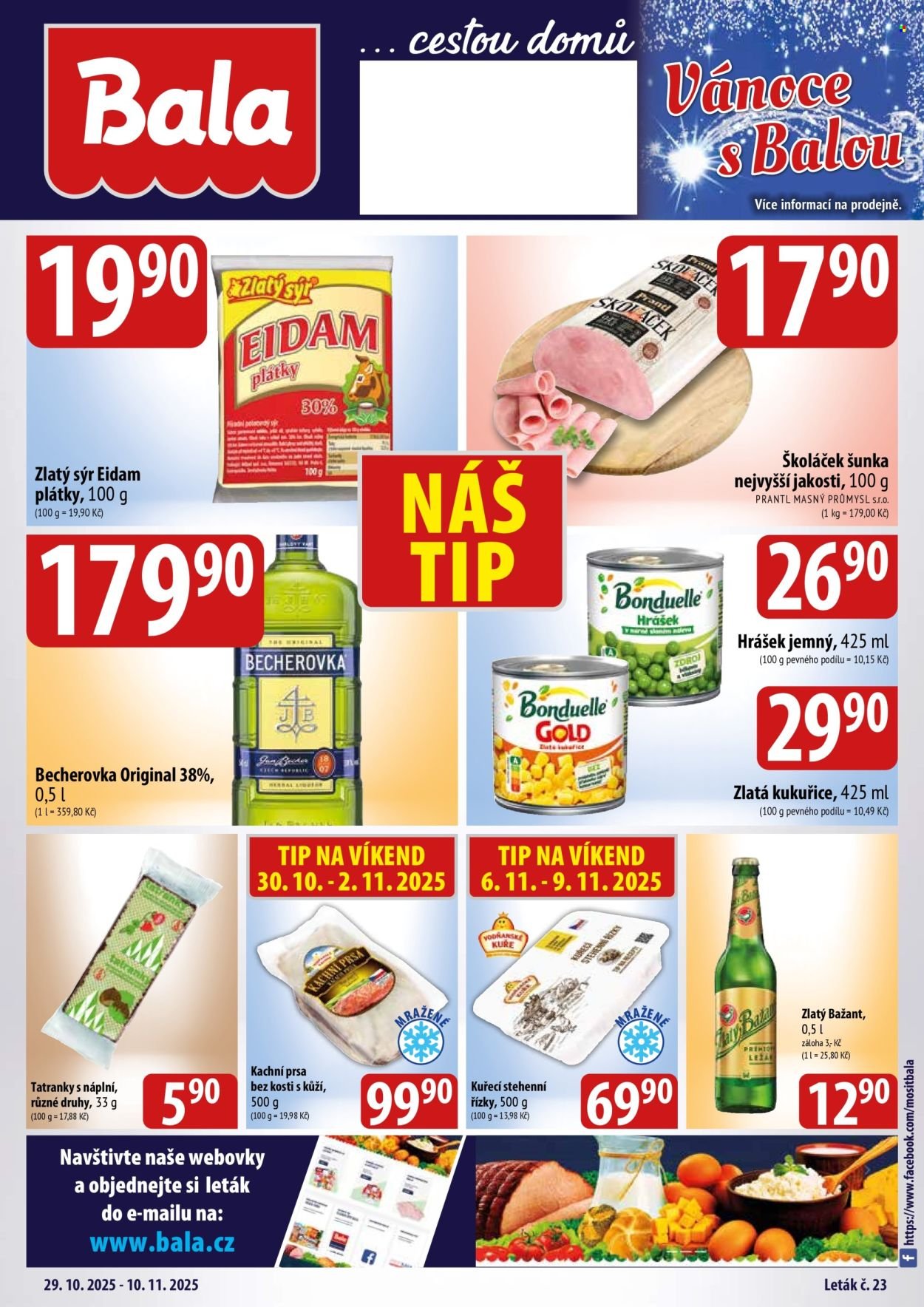 BALA leták - Velký leták + (2025-10-29 - 2025-11-10)