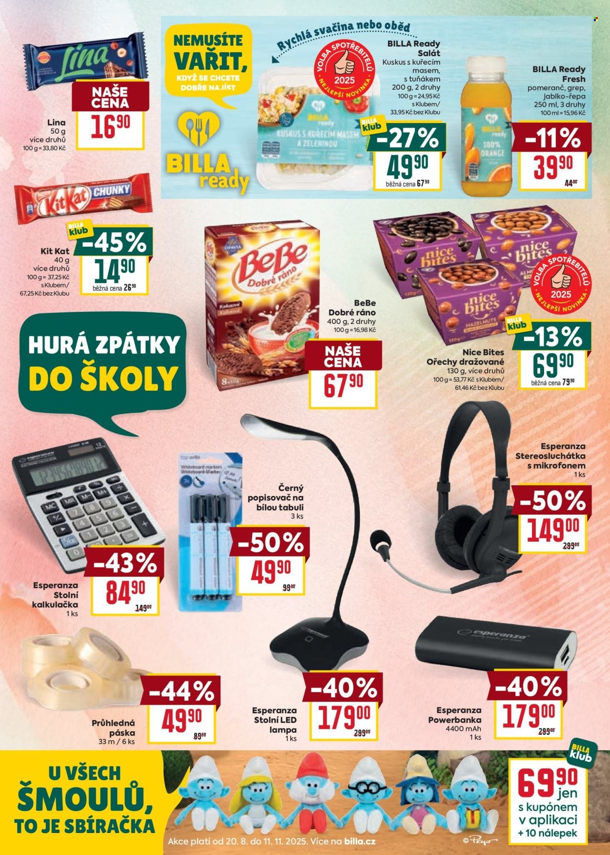 BILLA leták - Velký leták (2025-08-20 - 2025-08-26)