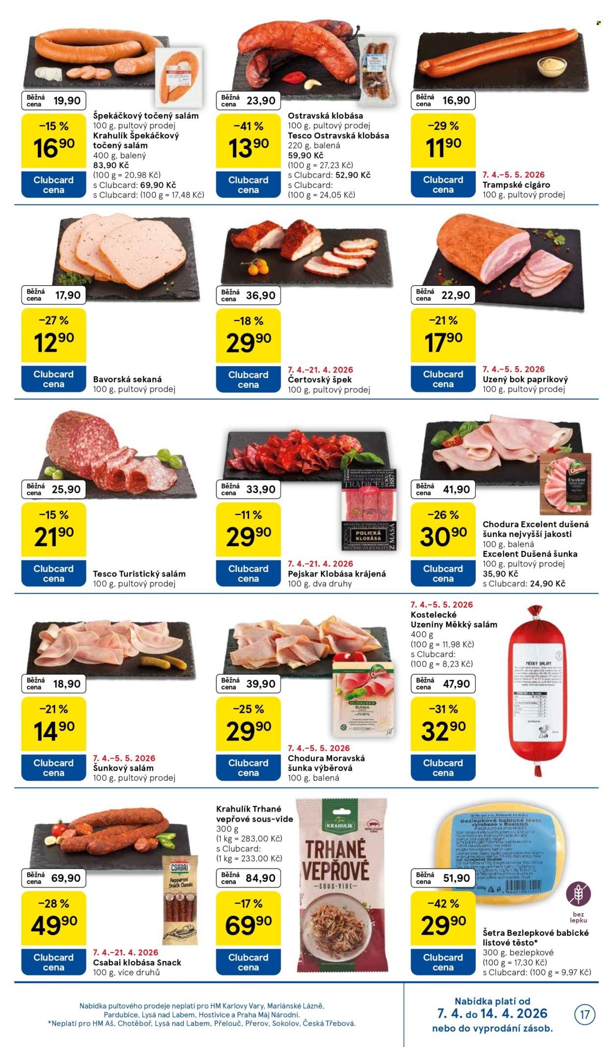 TESCO leták - Vše za 10 20 50 Kč (2026-04-07 - 2026-04-14)