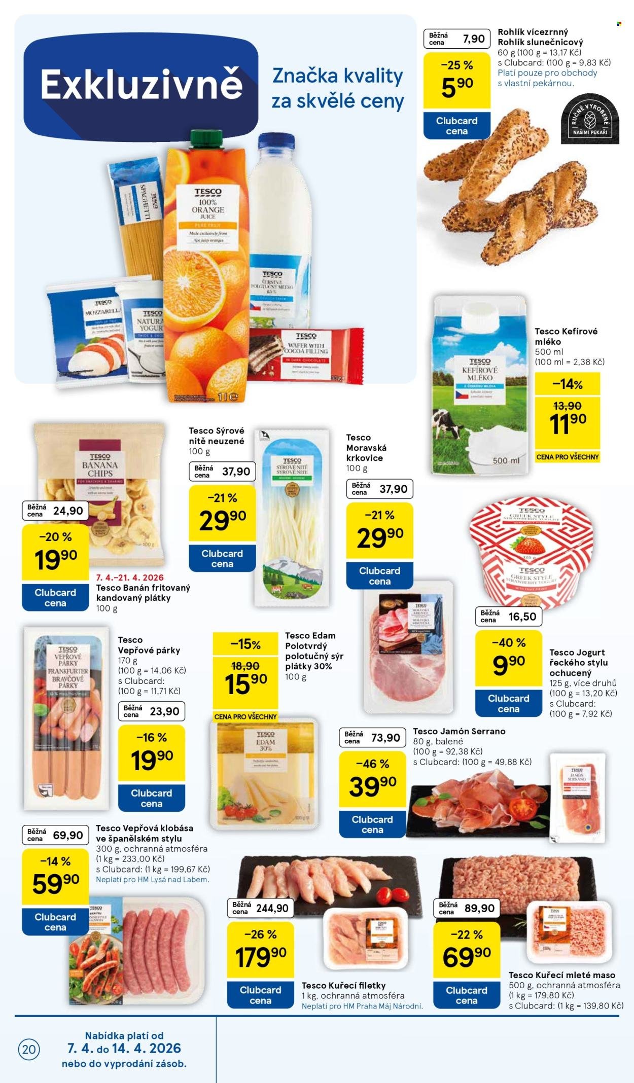 TESCO leták - Vše za 10 20 50 Kč (2026-04-07 - 2026-04-14)