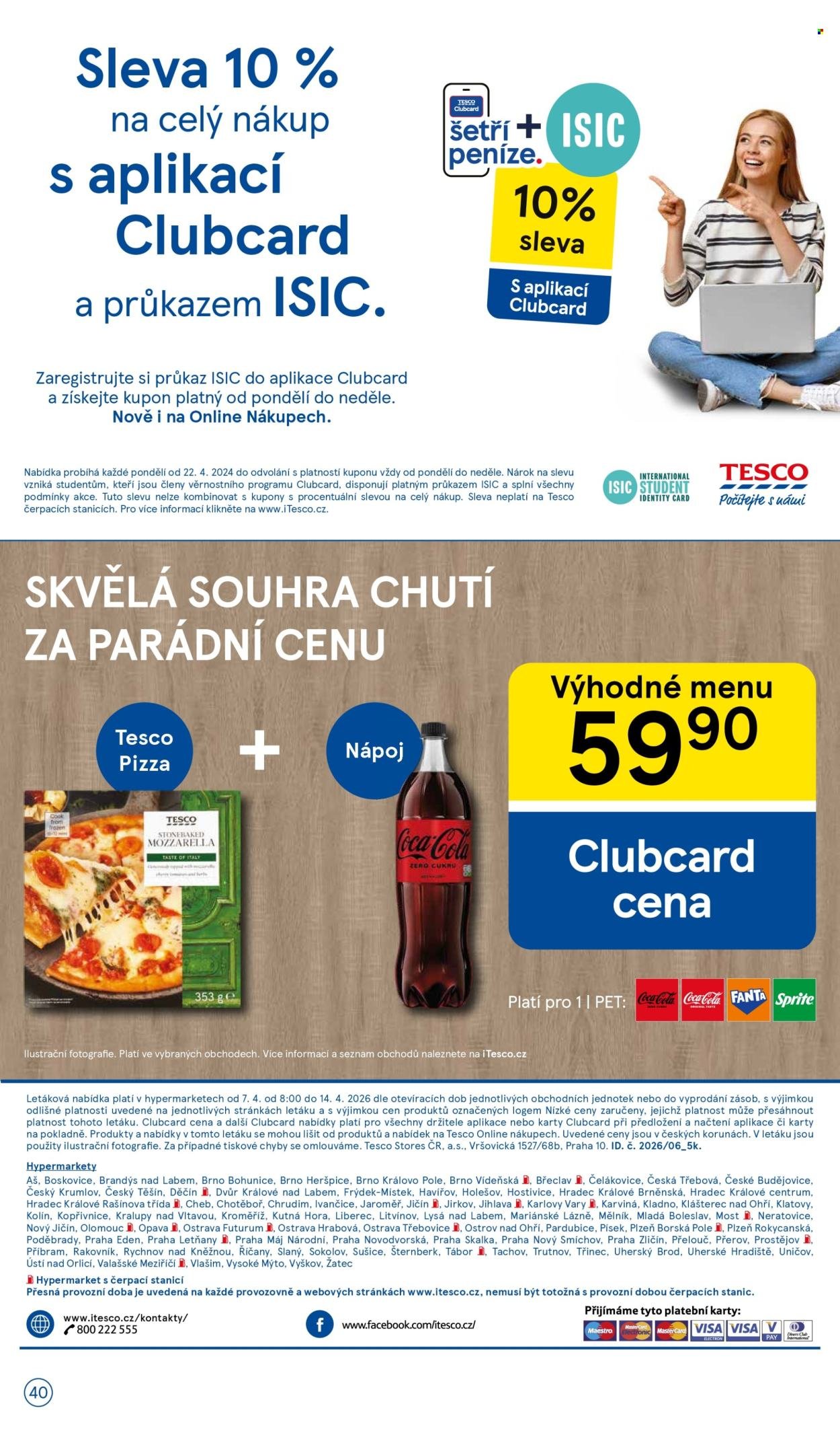 TESCO leták - Vše za 10 20 50 Kč (2026-04-07 - 2026-04-14)
